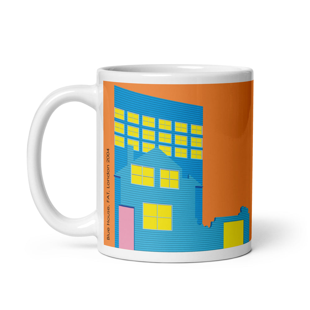 Blue House Mugs