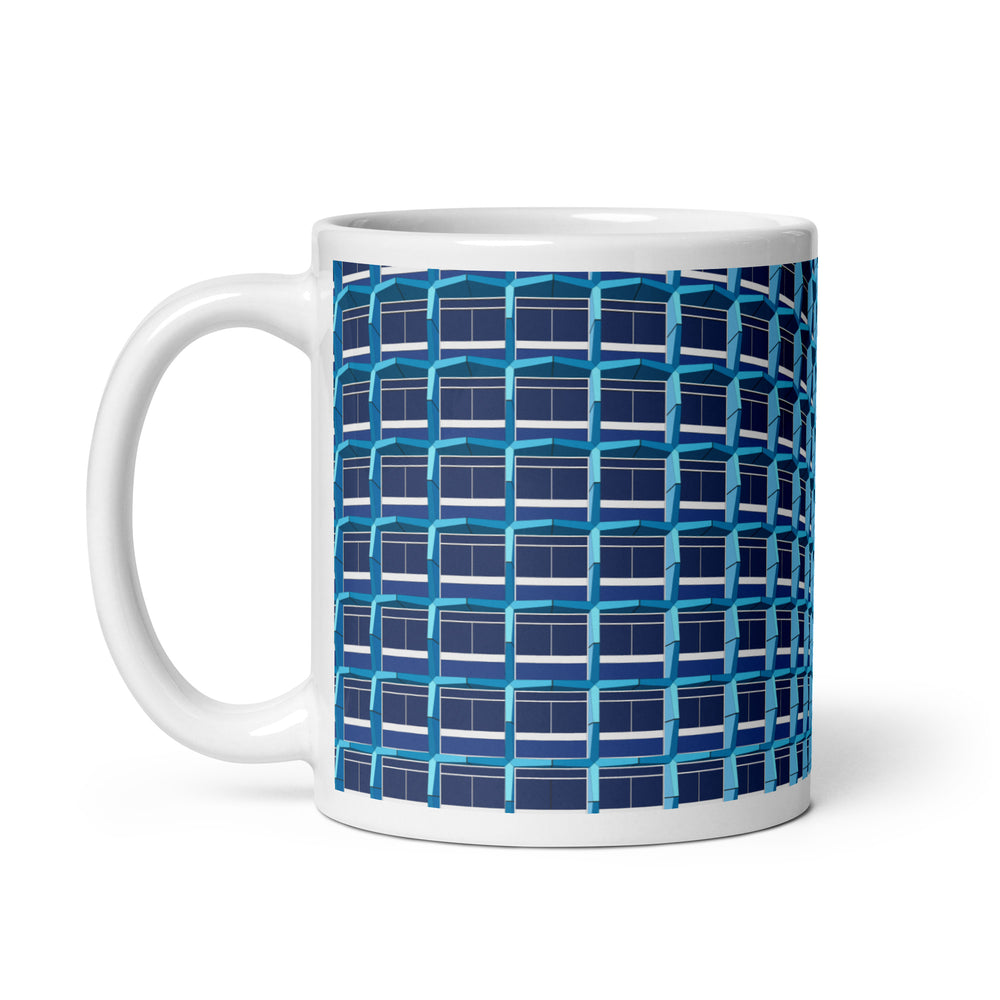 Space House Colour Illustration Mugs