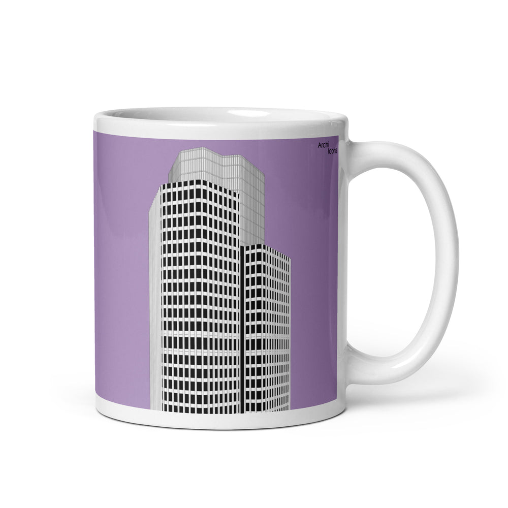 Tower 42 (Nat West Tower) Purple Mugs