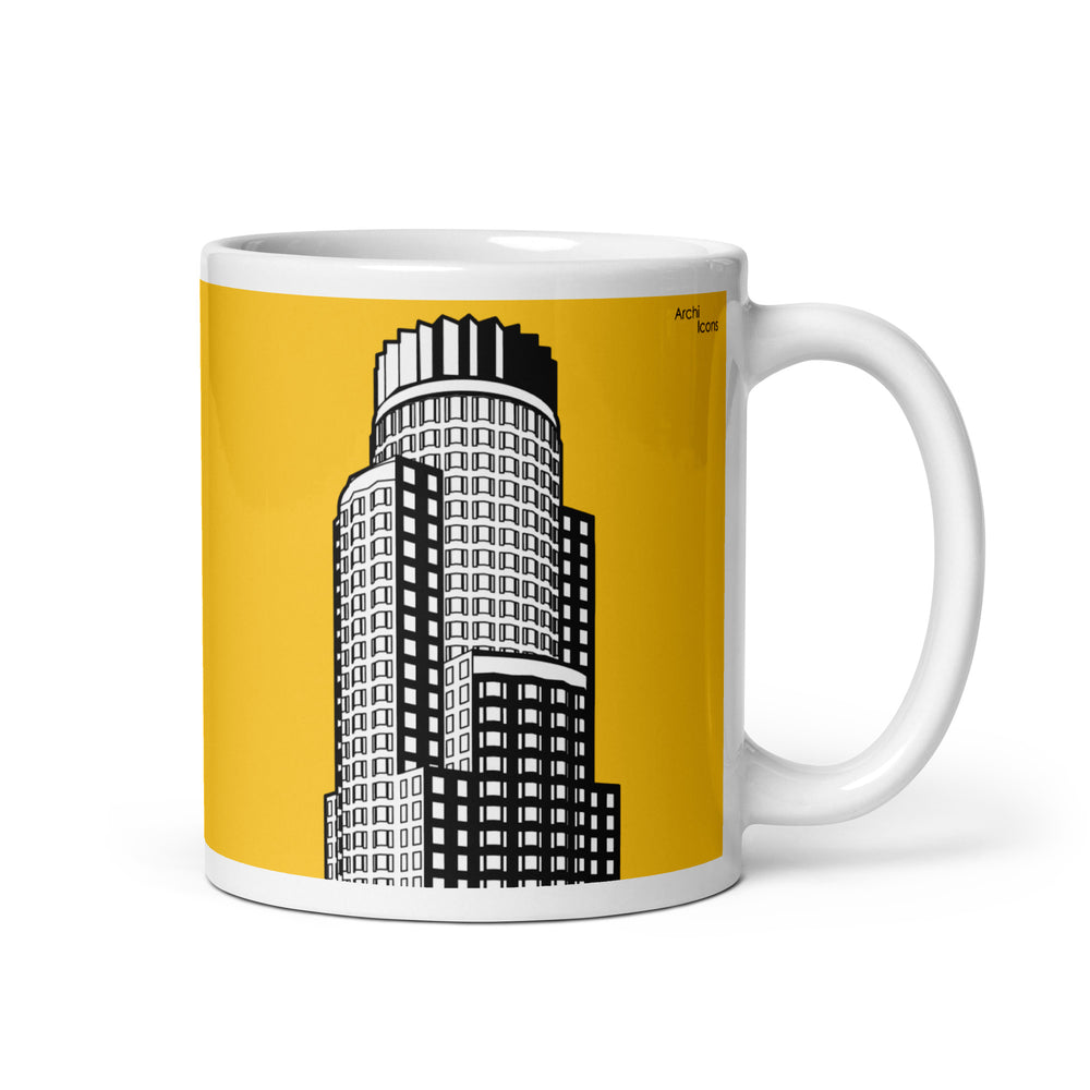 Library Tower / US Bank Tower LA Orange Mugs