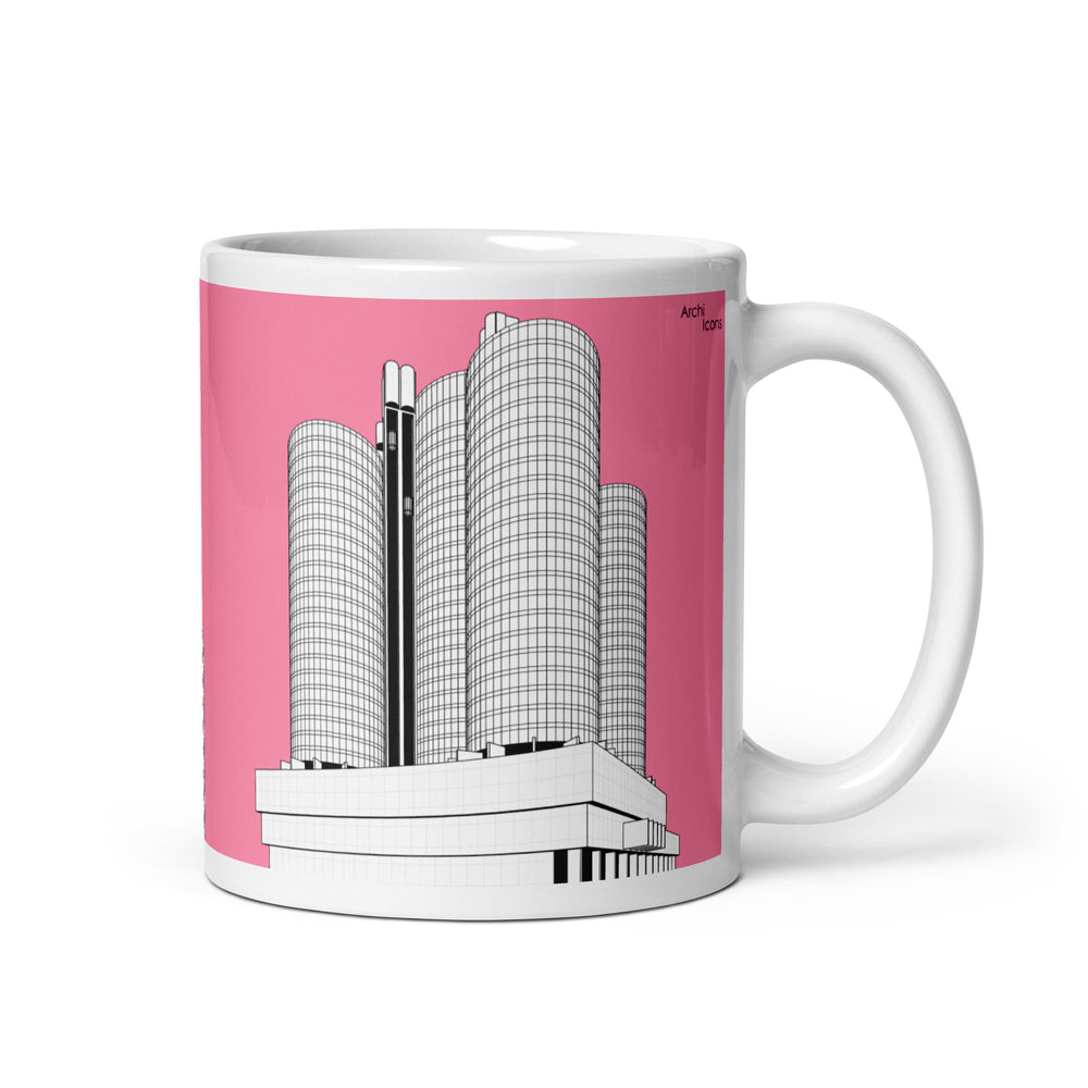 Westin Bonaventure LA Pink Mugs