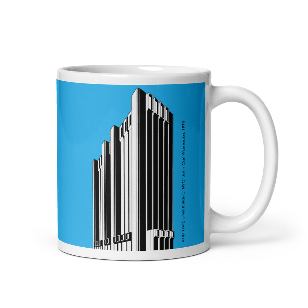 AT&T Long Lines Building Blue Mugs