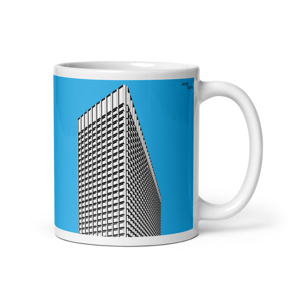 909 Third Avenue Blue Mugs