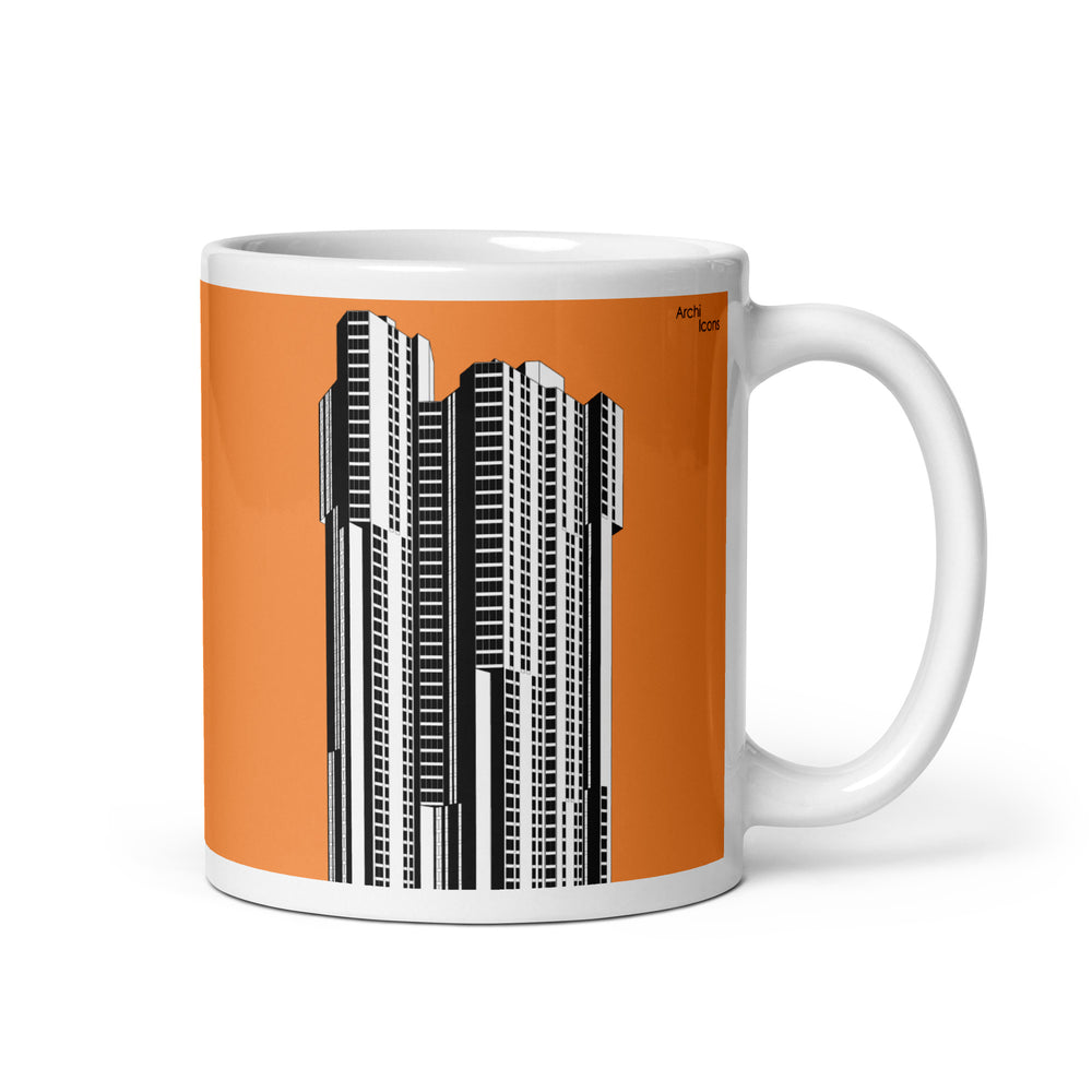 River Park Towers Orange Mugs
