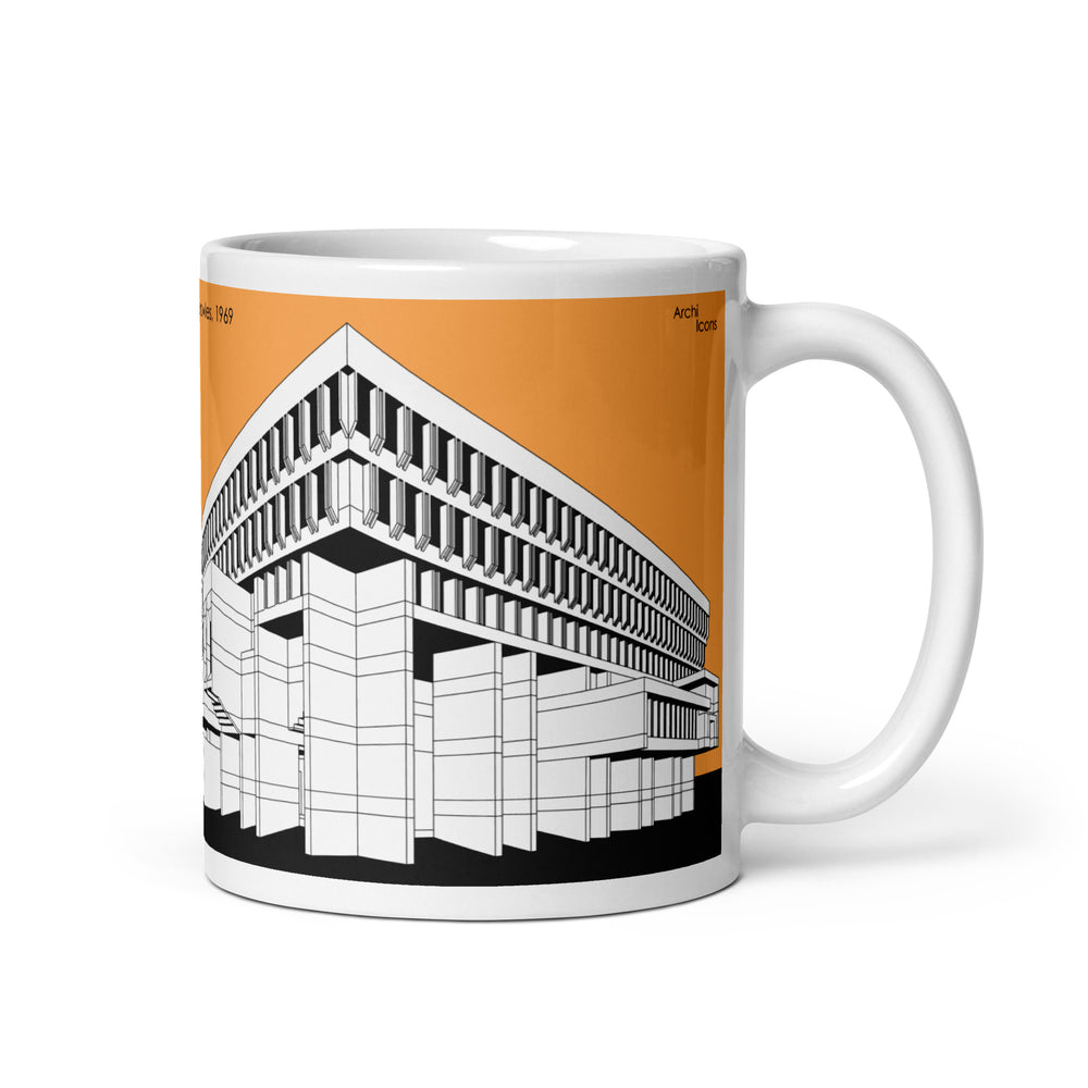 Boston City Hall Orange Mugs