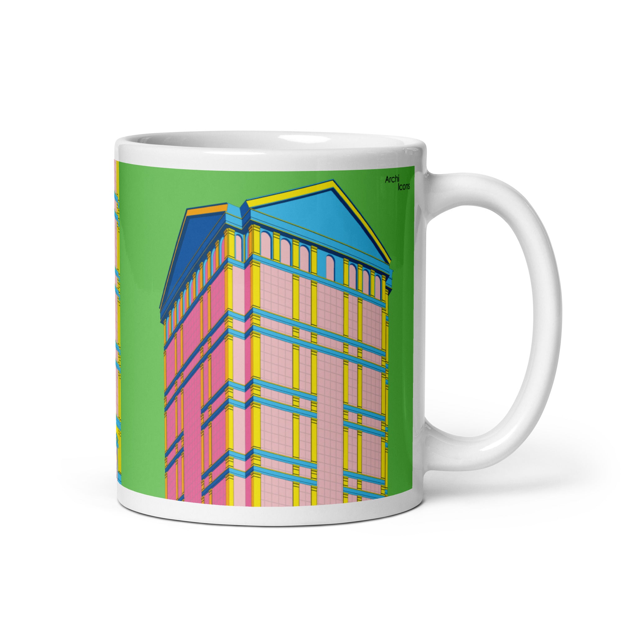 77 West Wacker Colour Illustration Mug