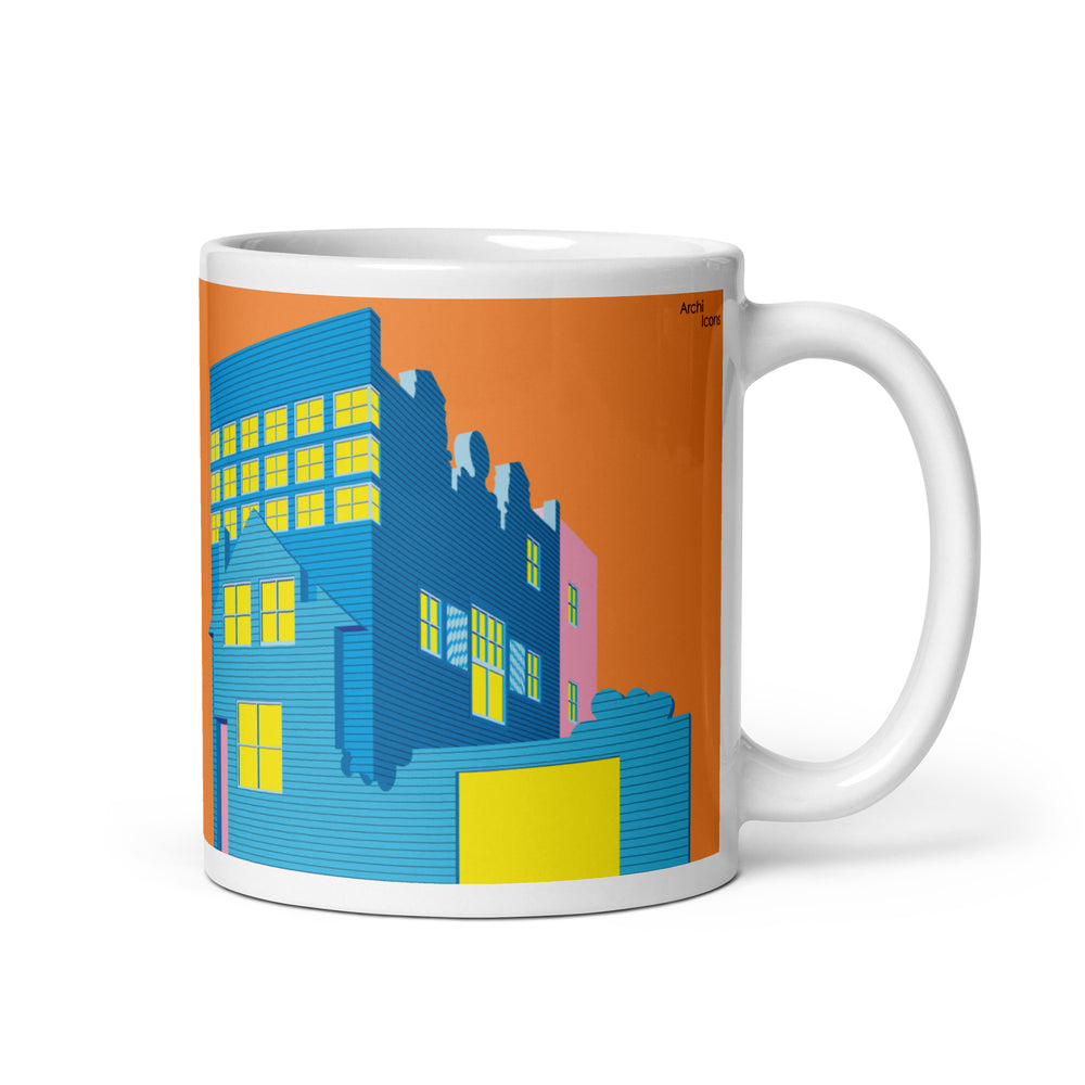 Blue House Mugs