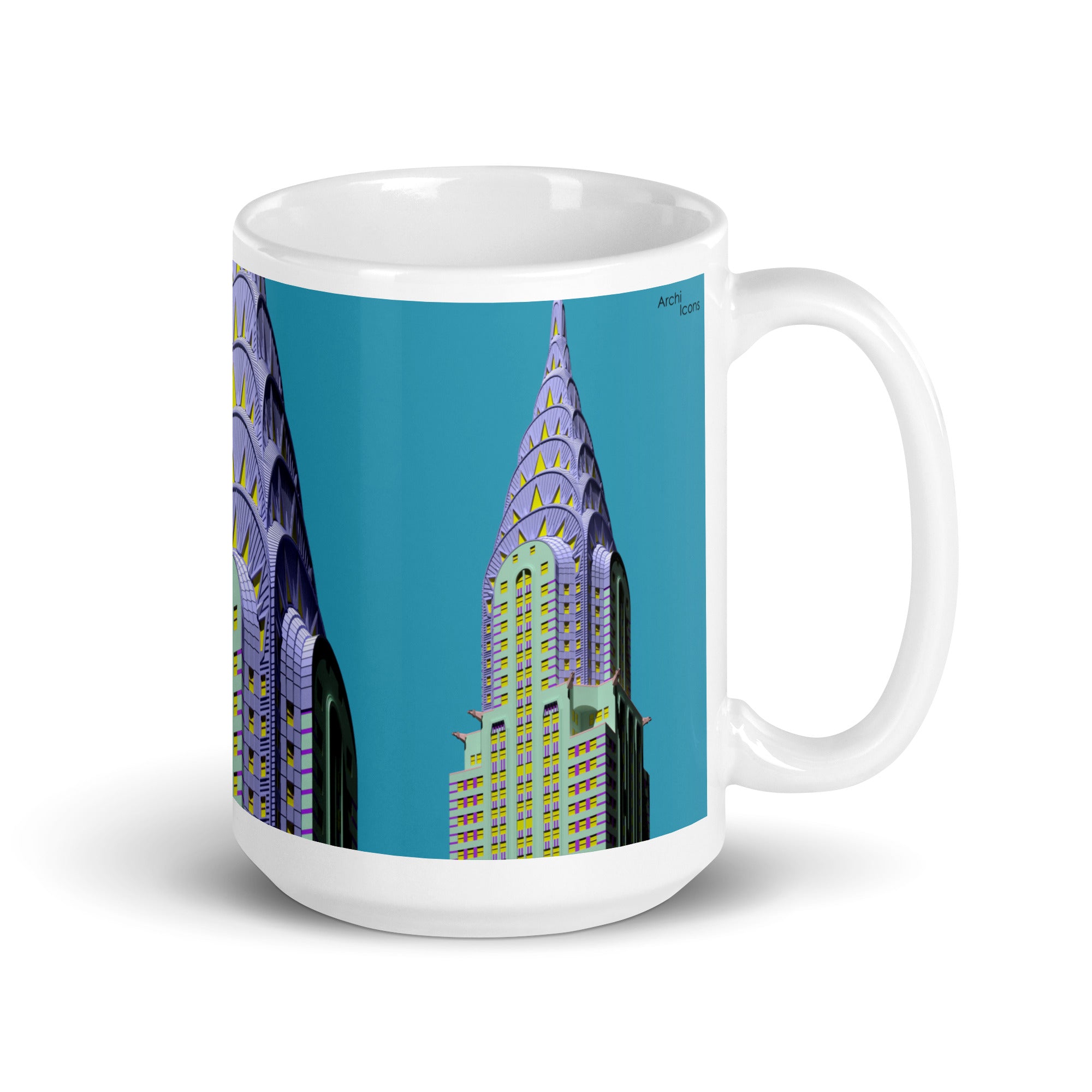 Chrysler Building Colour Mugs