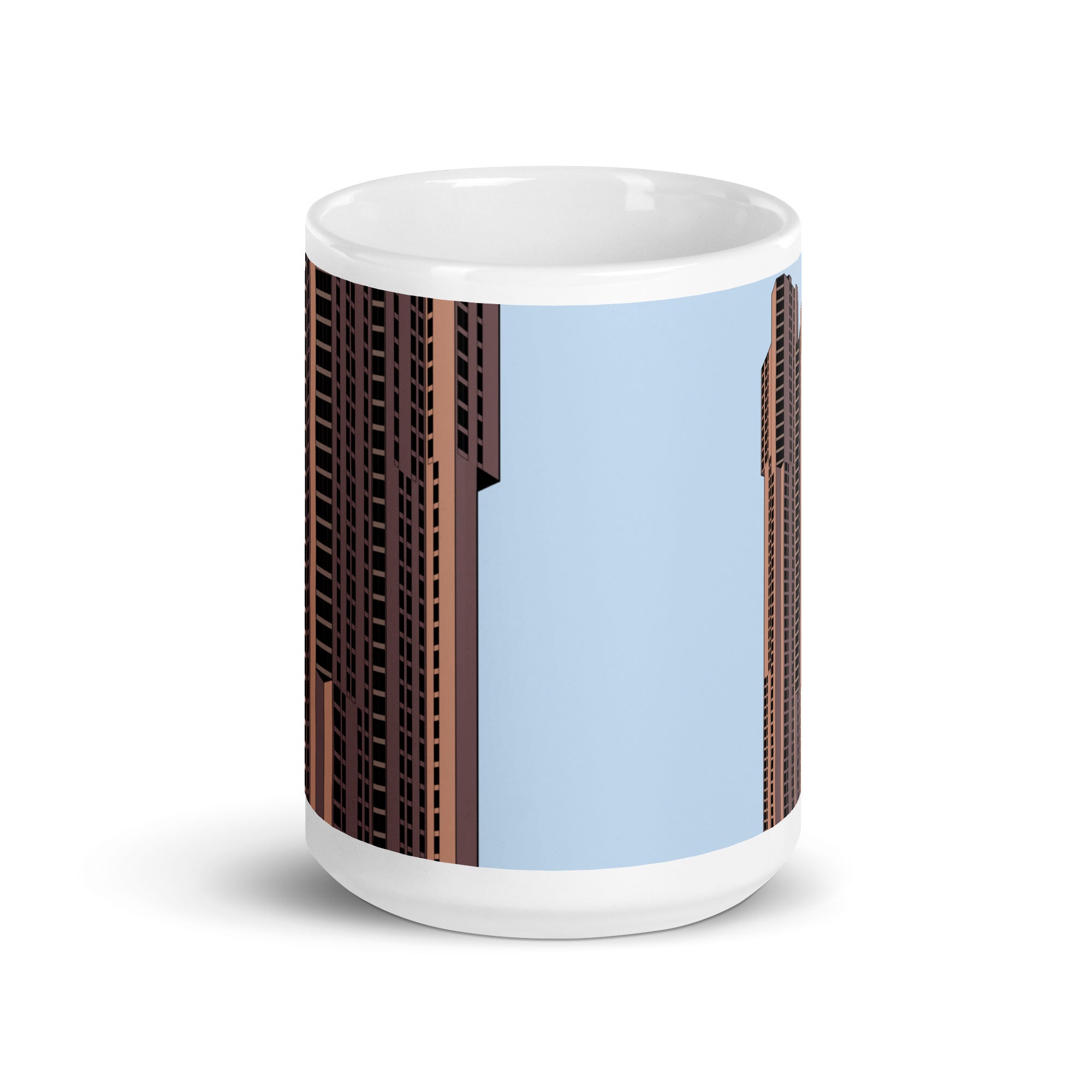 River Park Towers Colour Illustration Mugs