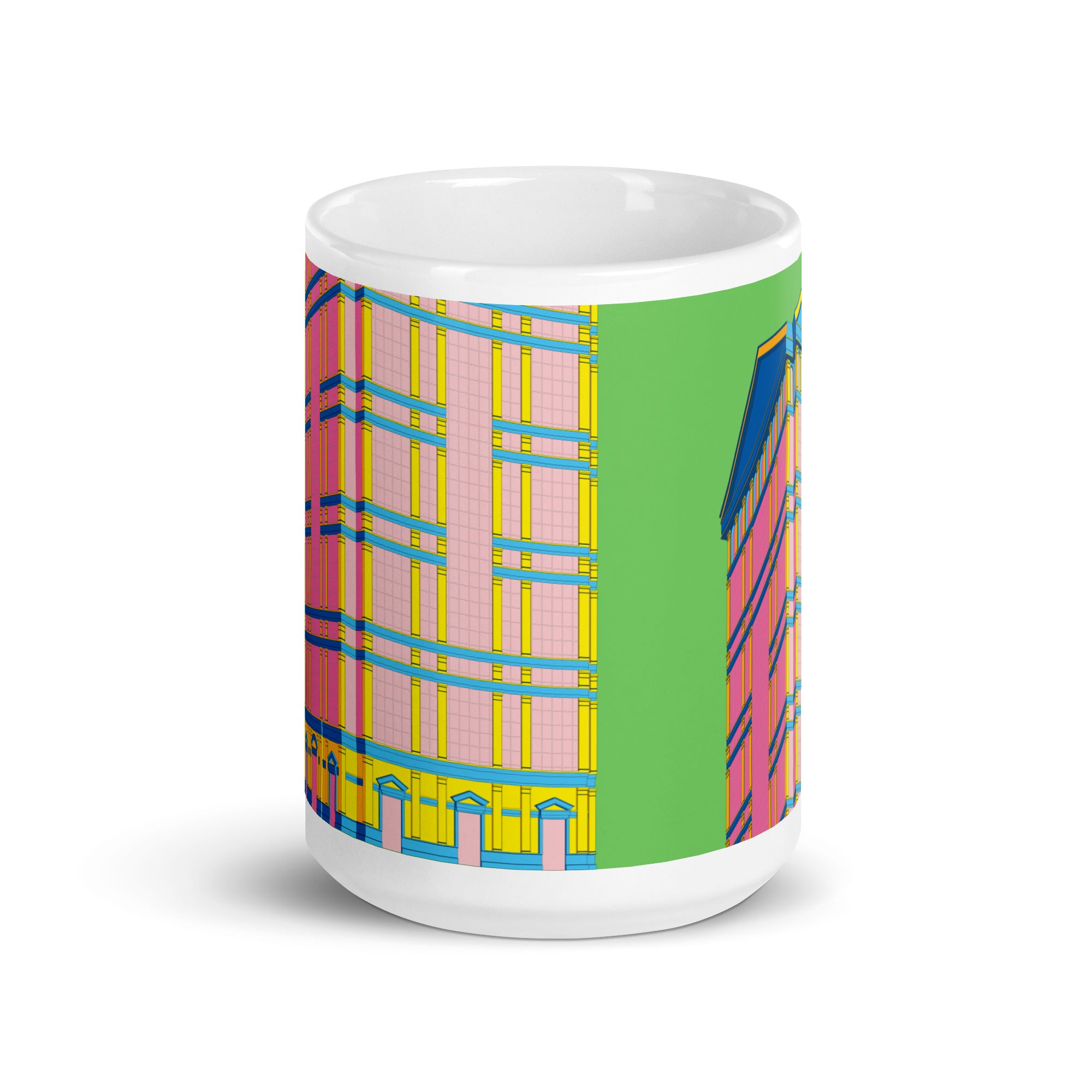 77 West Wacker Colour Illustration Mug