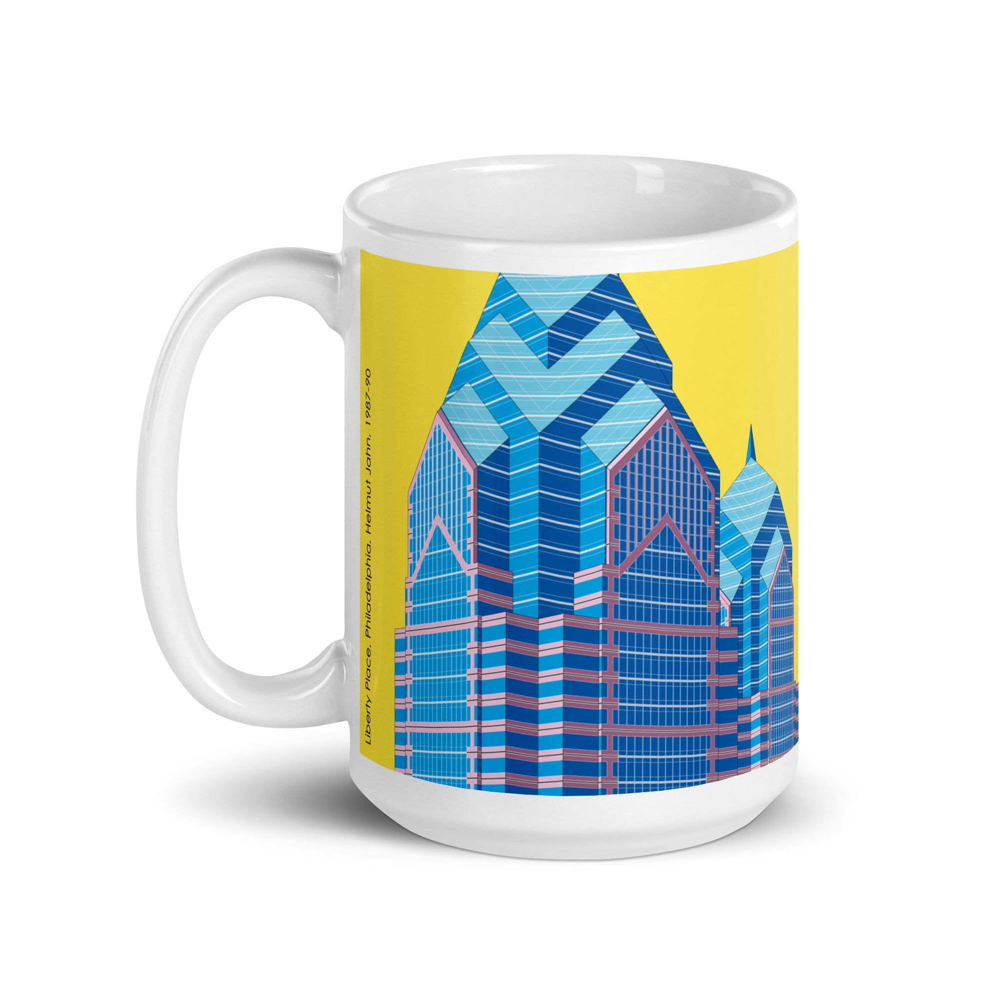 Liberty Place Colour Illustration Mugs