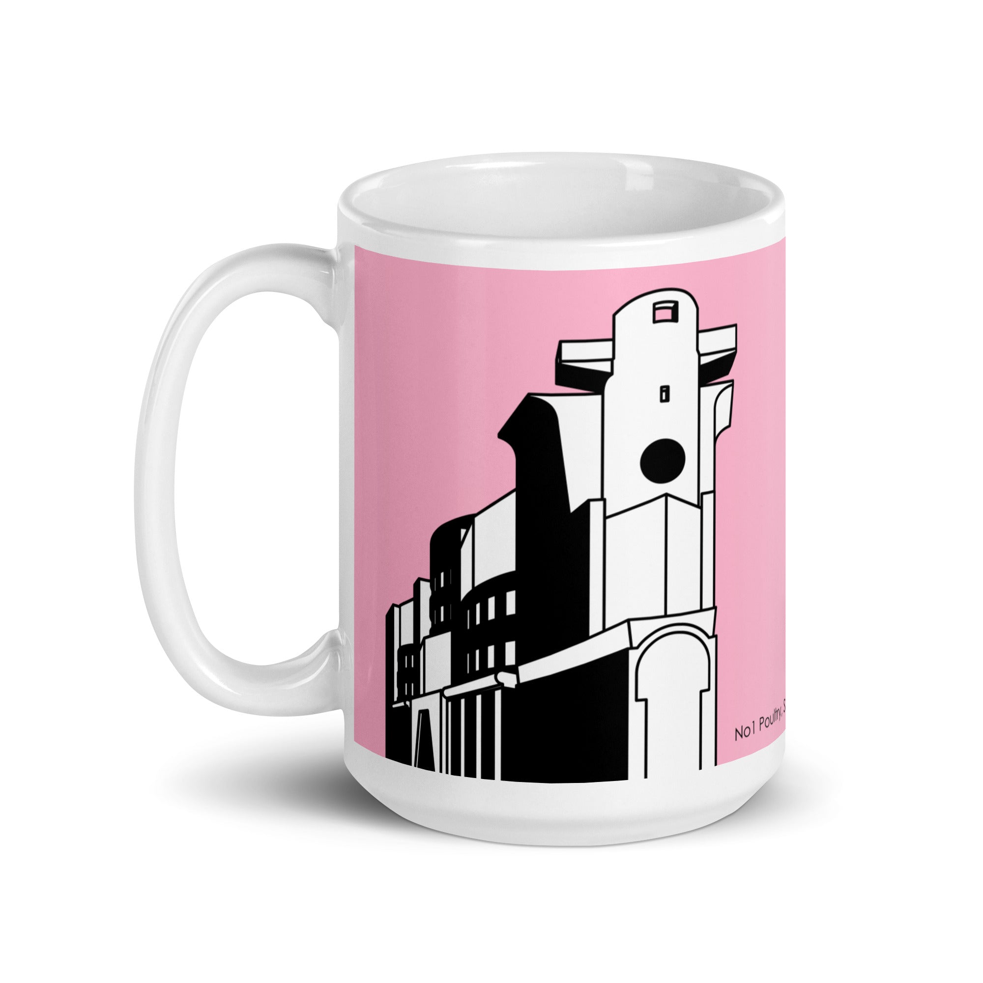 Number One Poultry Pink Mugs