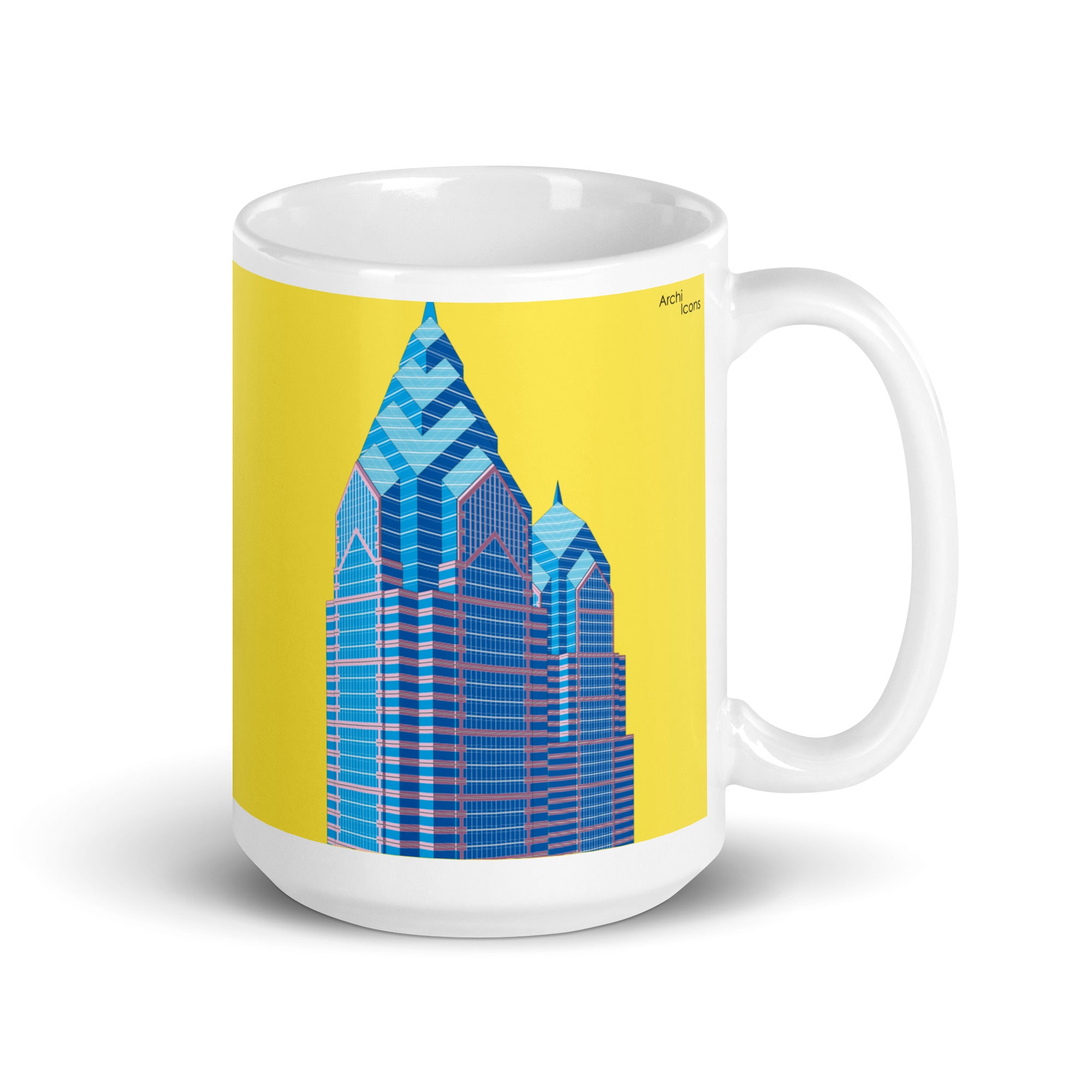 Liberty Place Colour Illustration Mugs