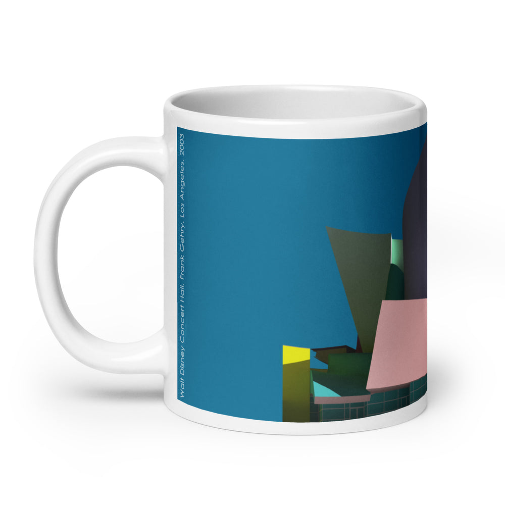 Walt Disney Concert Hall Colour Illustration Mugs