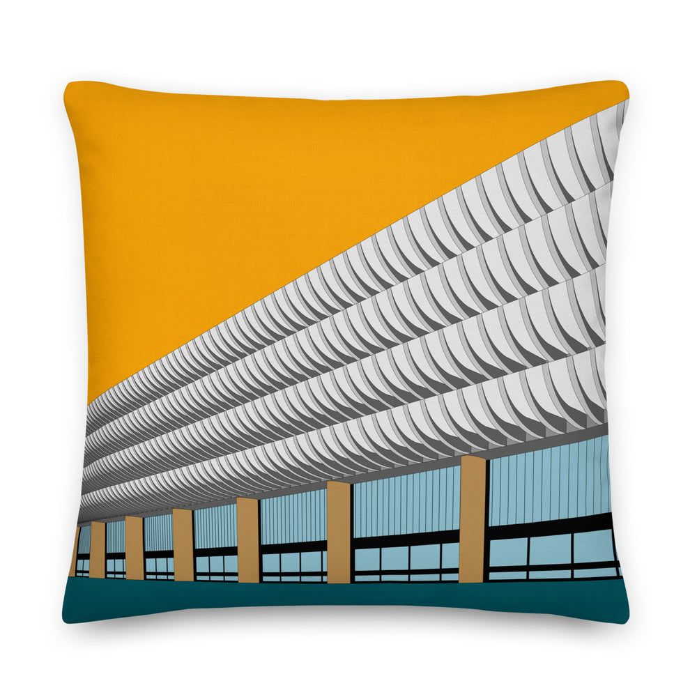 Preston Bus Station Orange Cushions