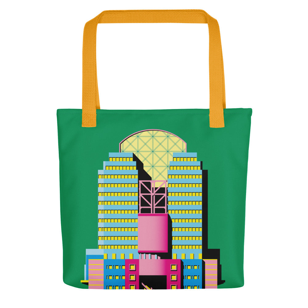 Alban Gate (125 London Wall) Elevation Tote Bags