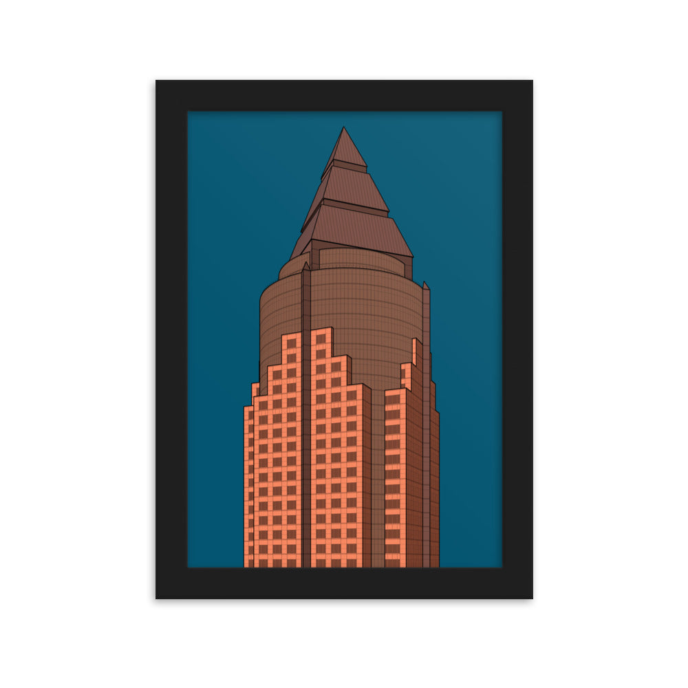 Messeturm Framed Print