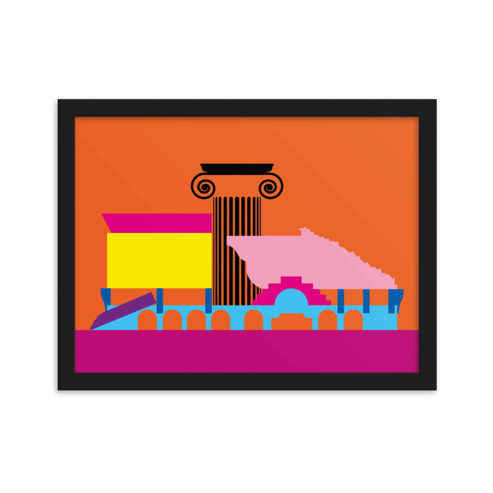 M2 Building Framed Print