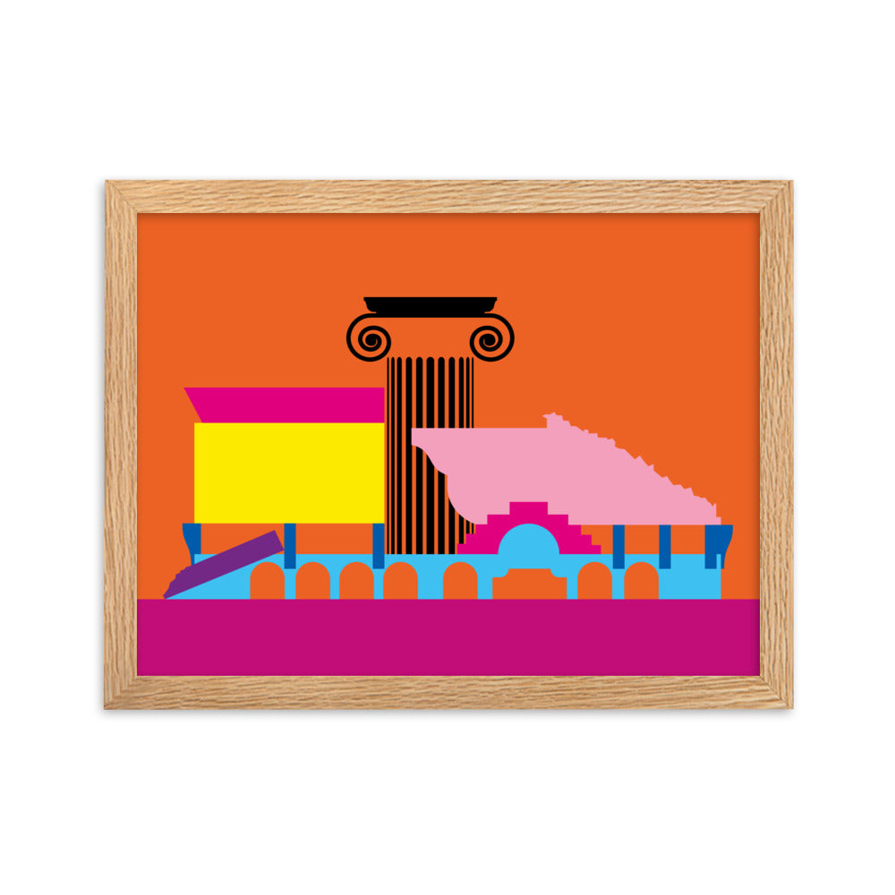 M2 Building Framed Print