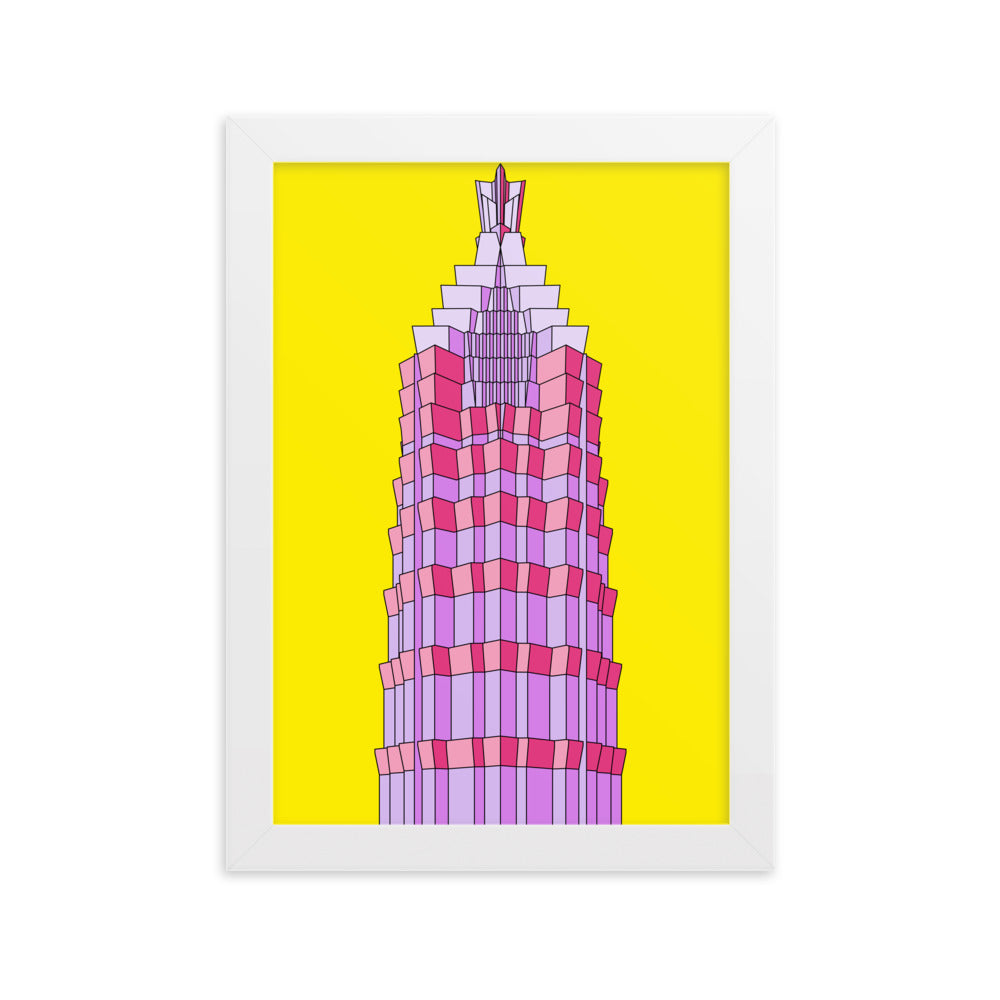 Jin Mao Tower Framed Print