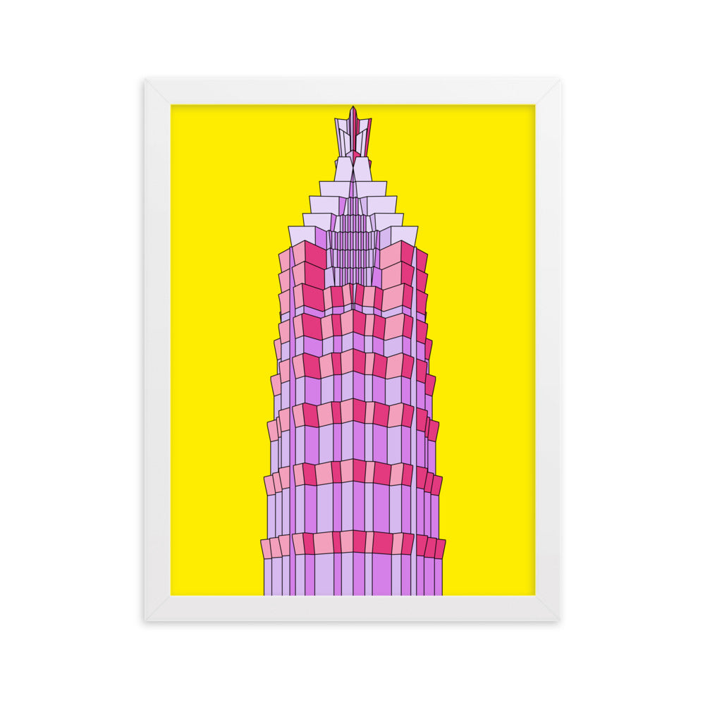 Jin Mao Tower Framed Print