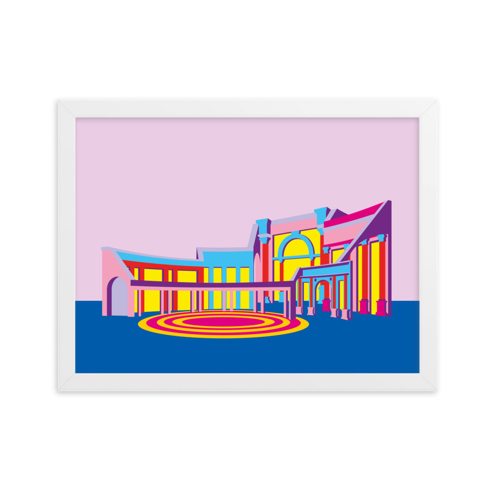 Piazza D'Italia Framed Print