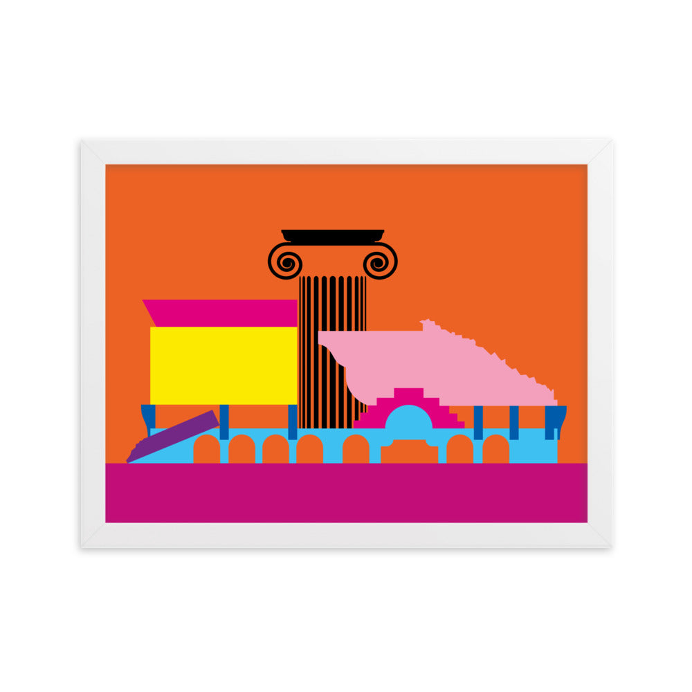 M2 Building Framed Print