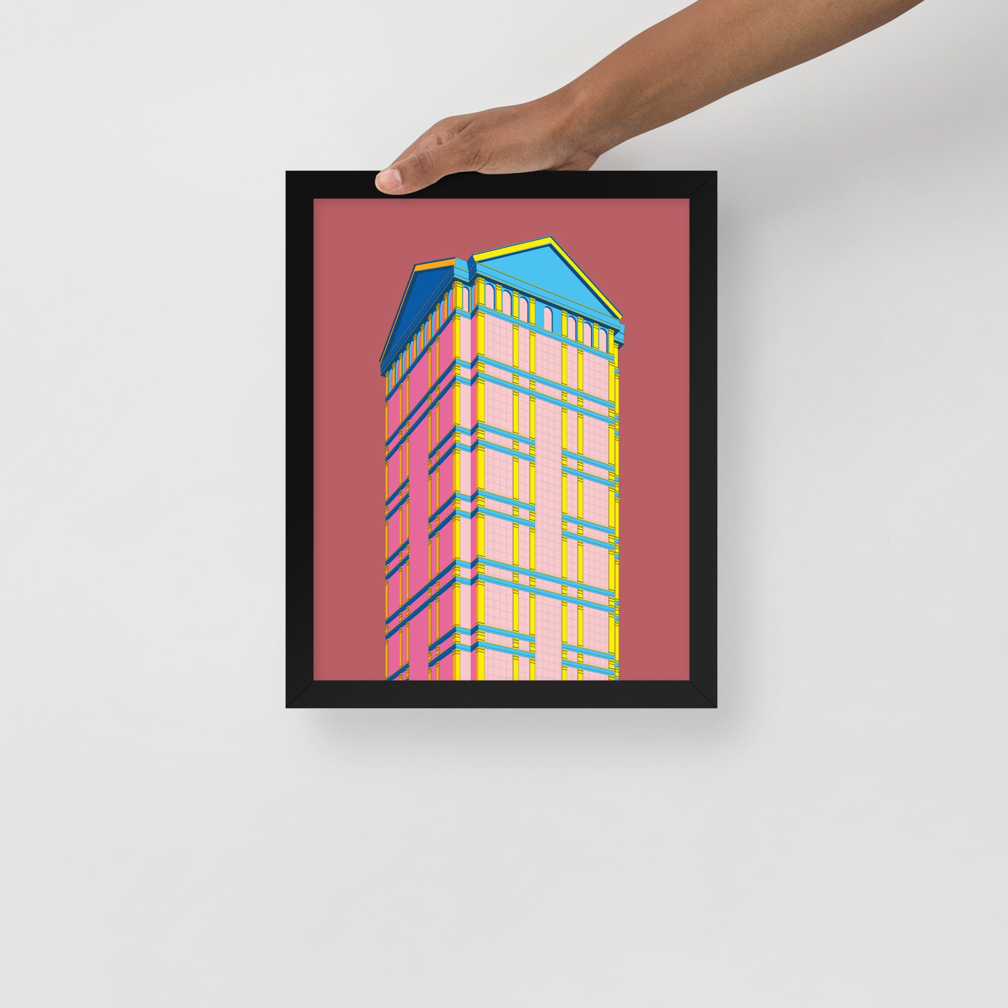 77 West Wacker Framed Prints