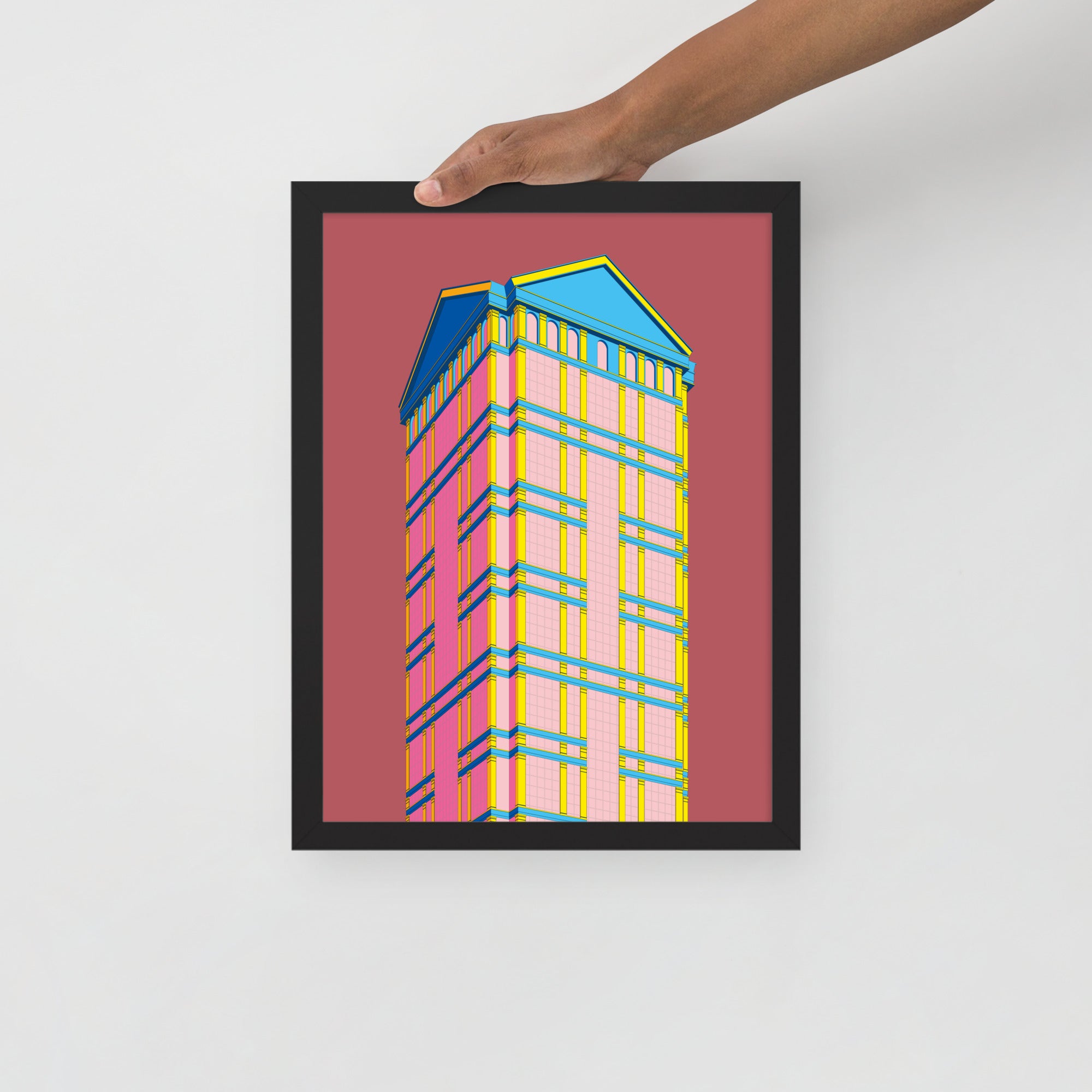 77 West Wacker Framed Prints