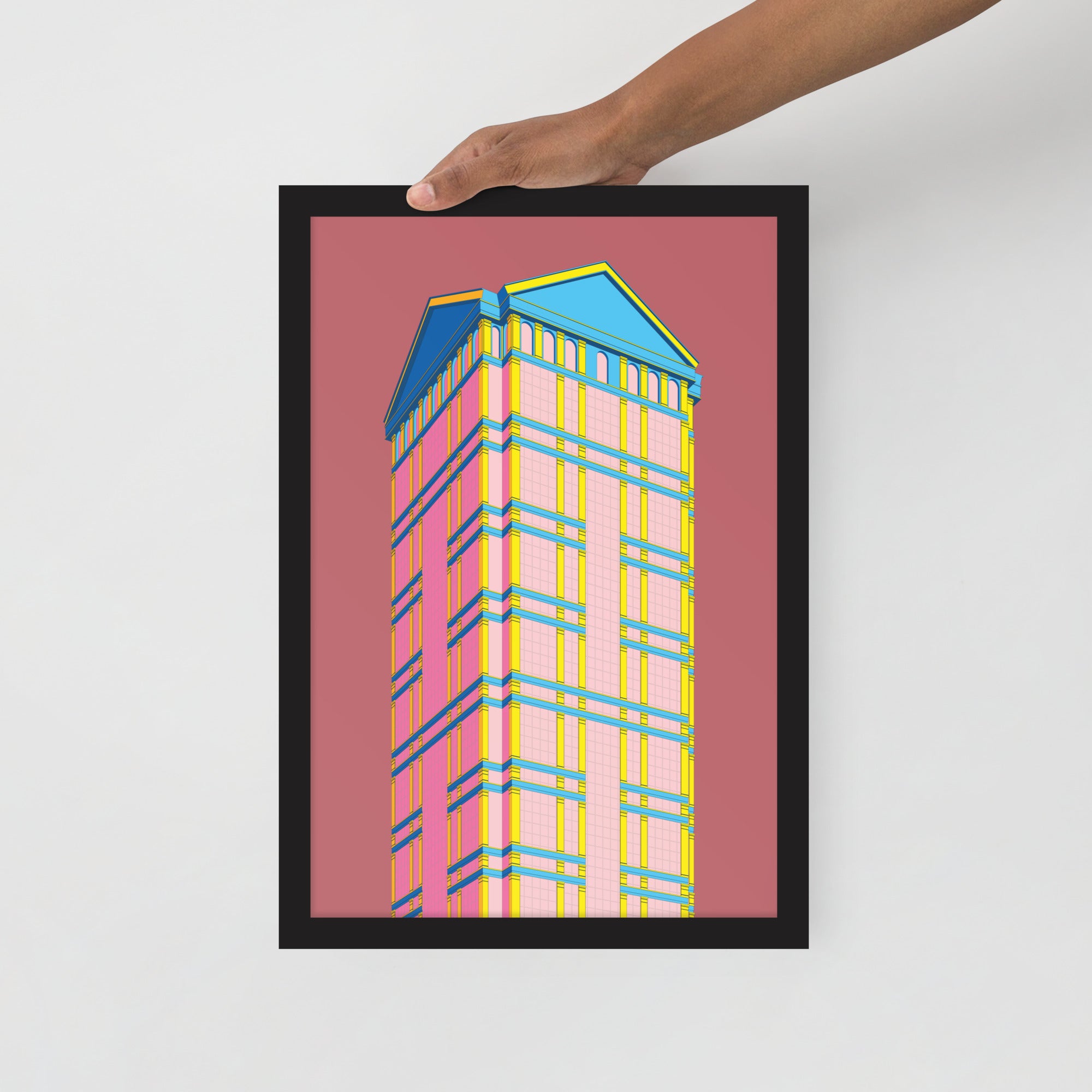 77 West Wacker Framed Prints