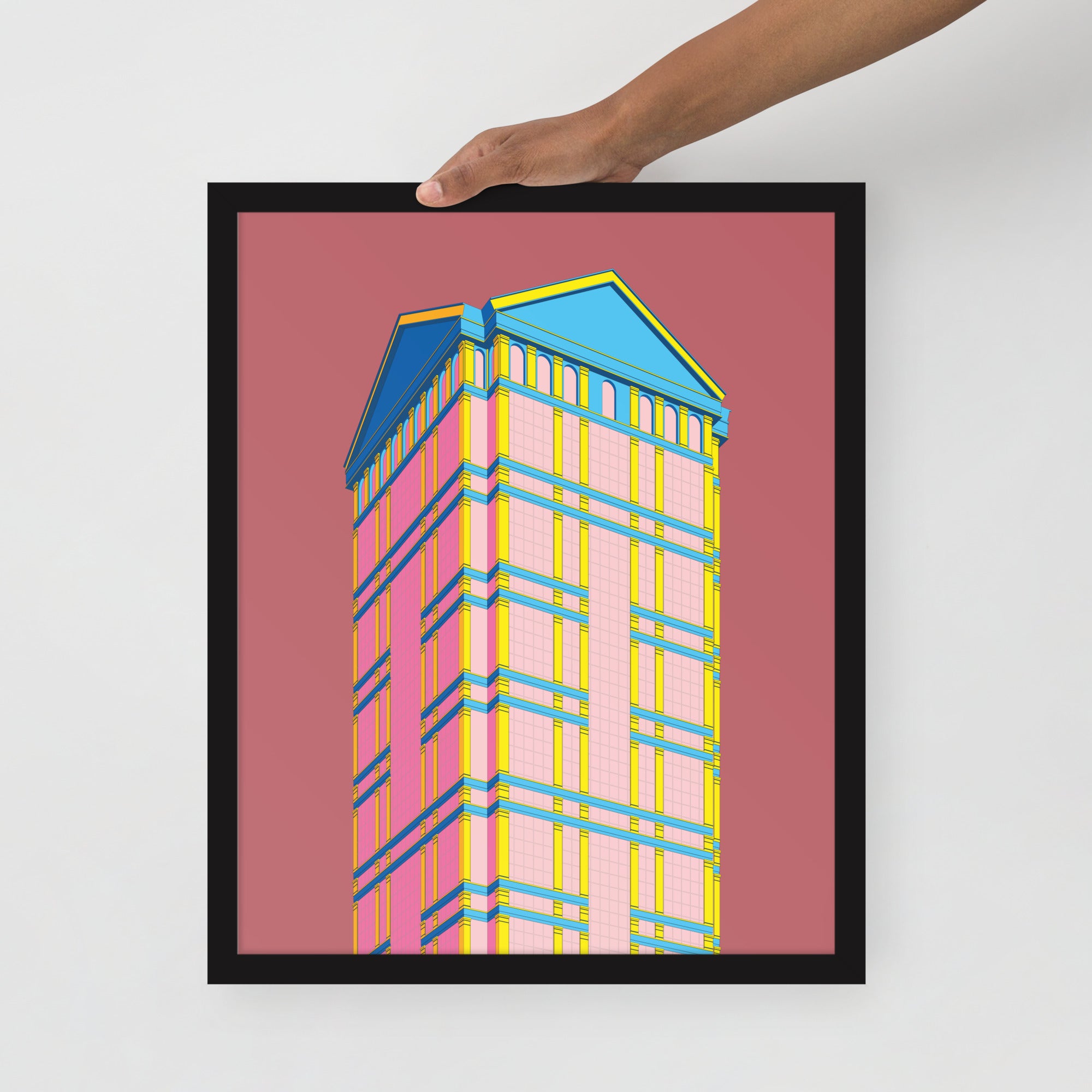 77 West Wacker Framed Prints