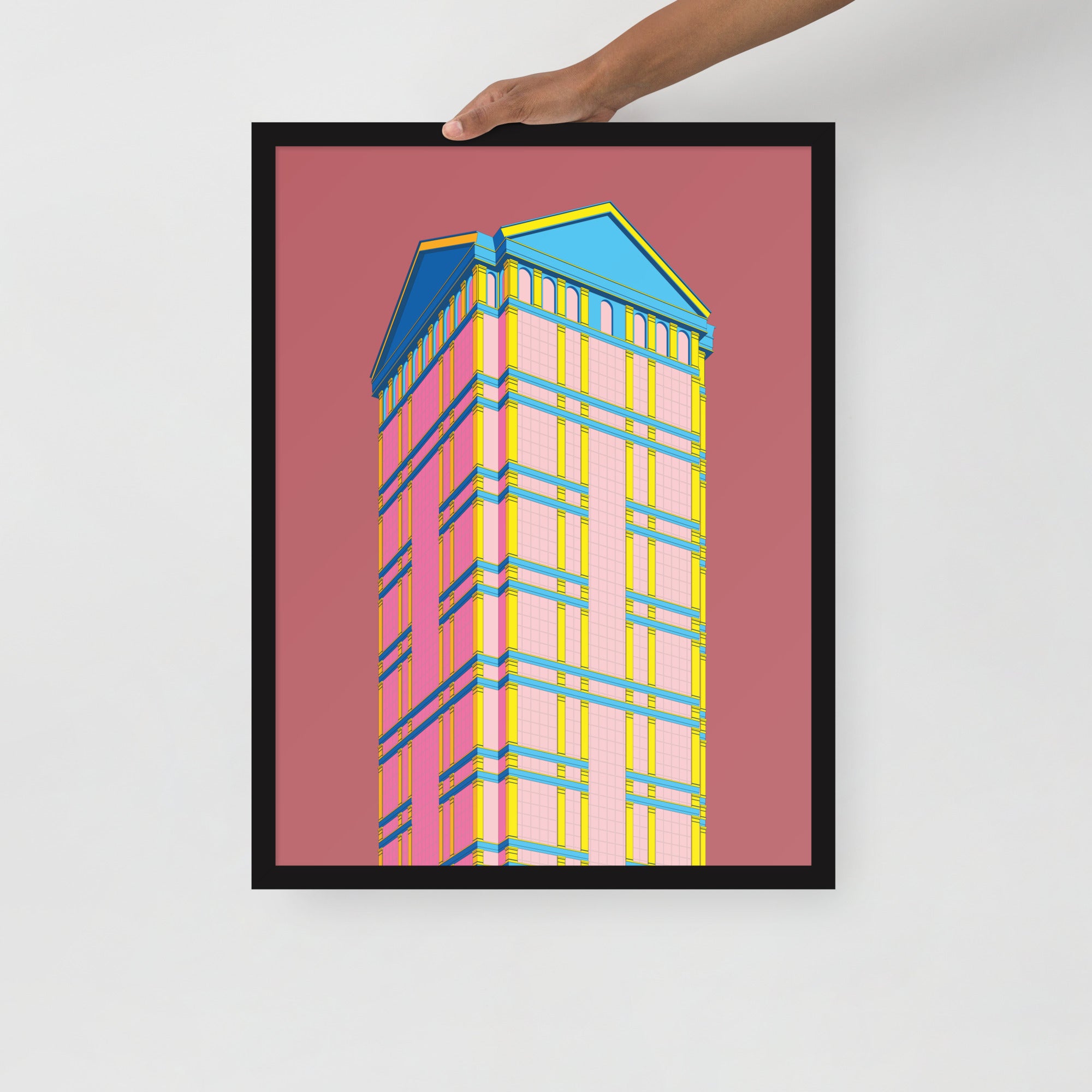 77 West Wacker Framed Prints