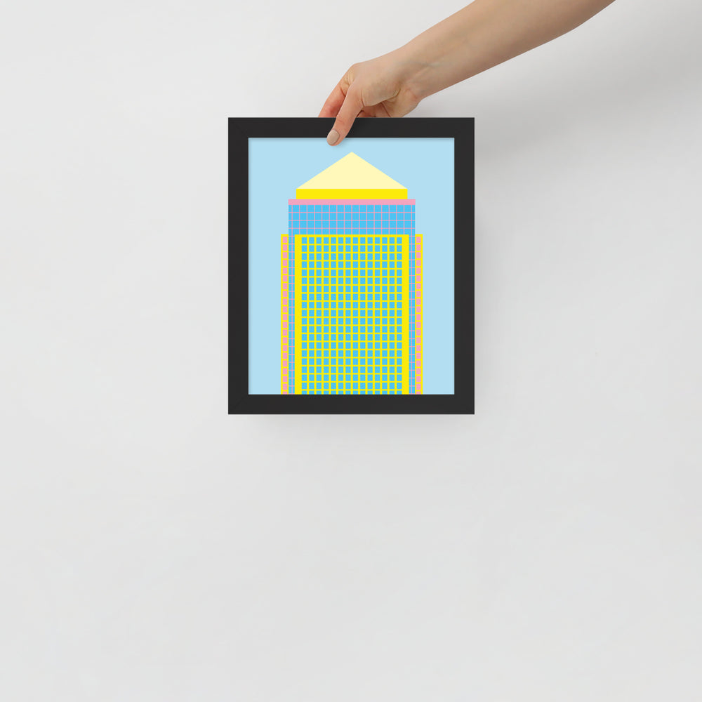 One Canada Square (Canary Wharf) Framed Prints