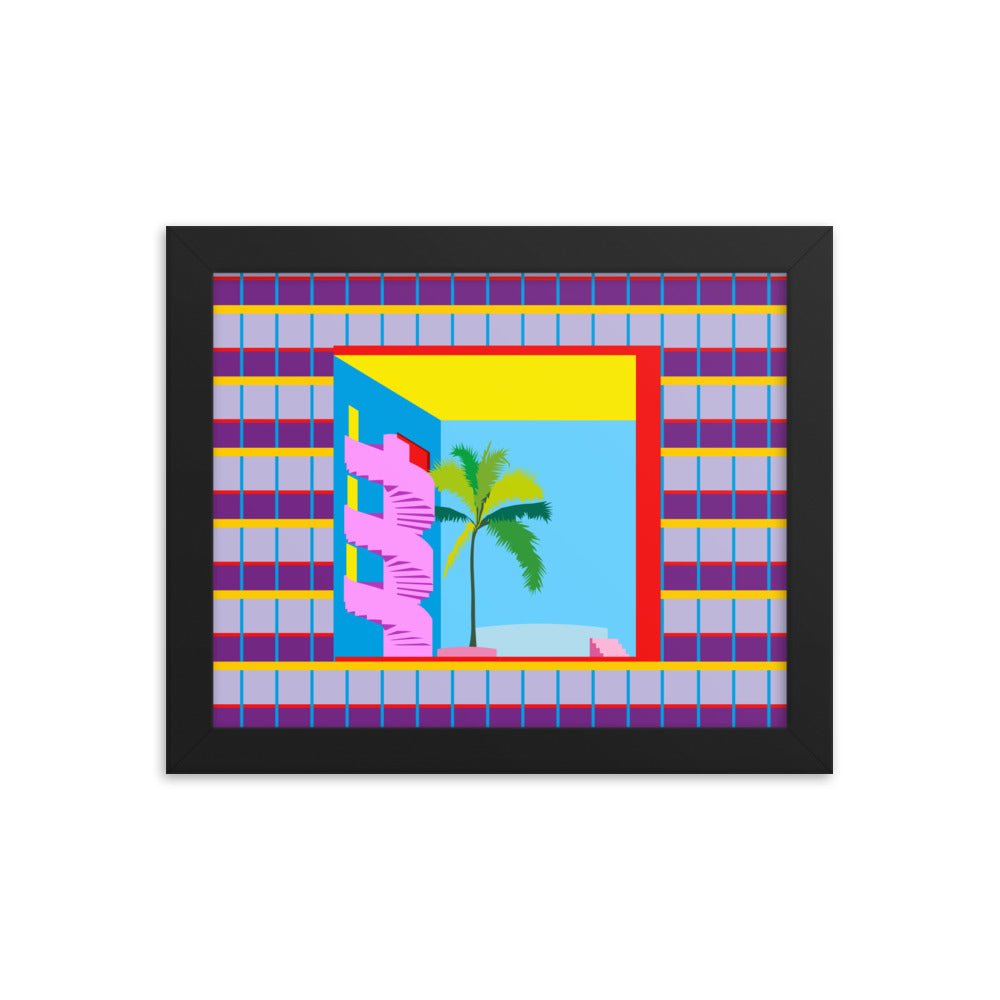 Atlantis Condominium Miami Framed Prints