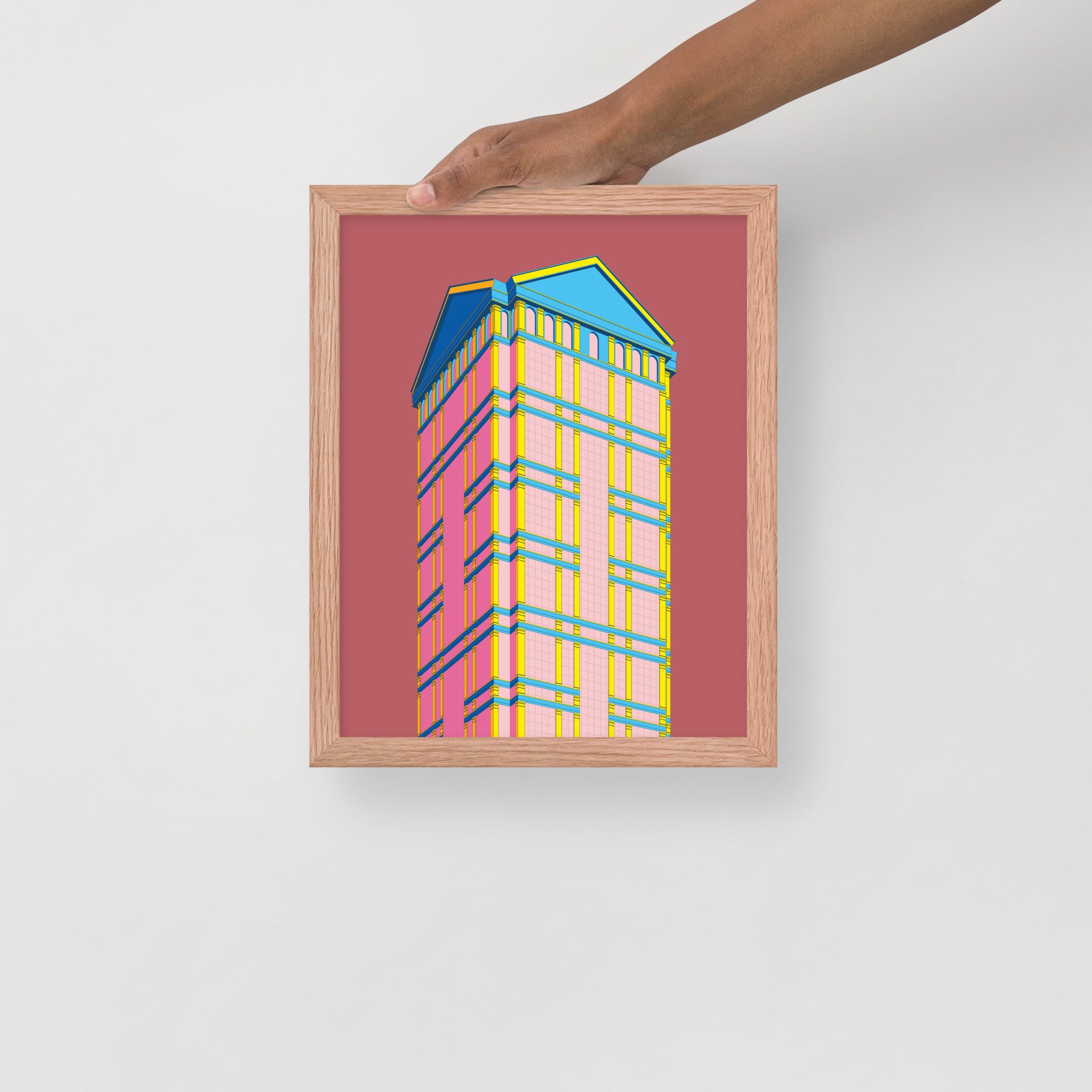 77 West Wacker Framed Prints