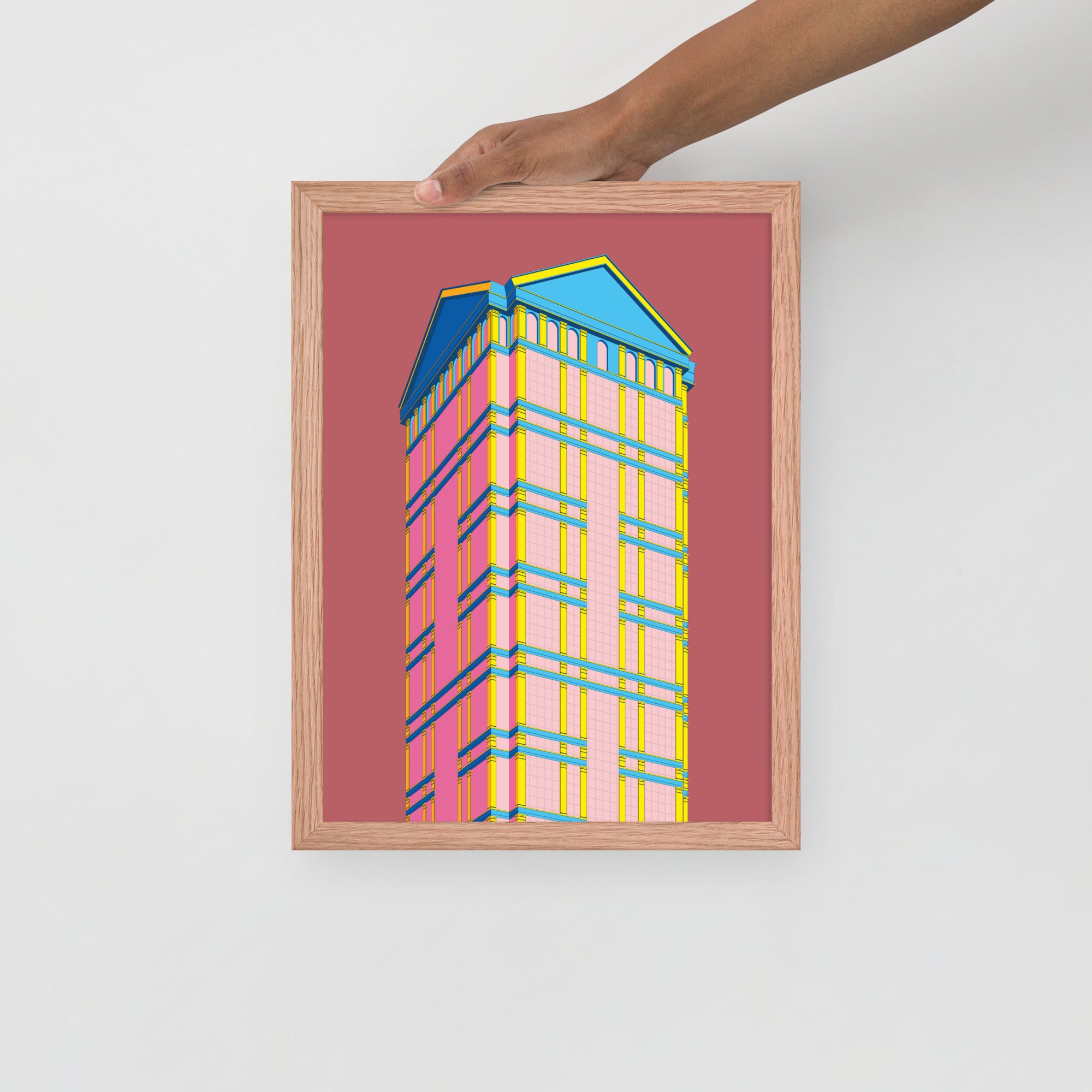 77 West Wacker Framed Prints