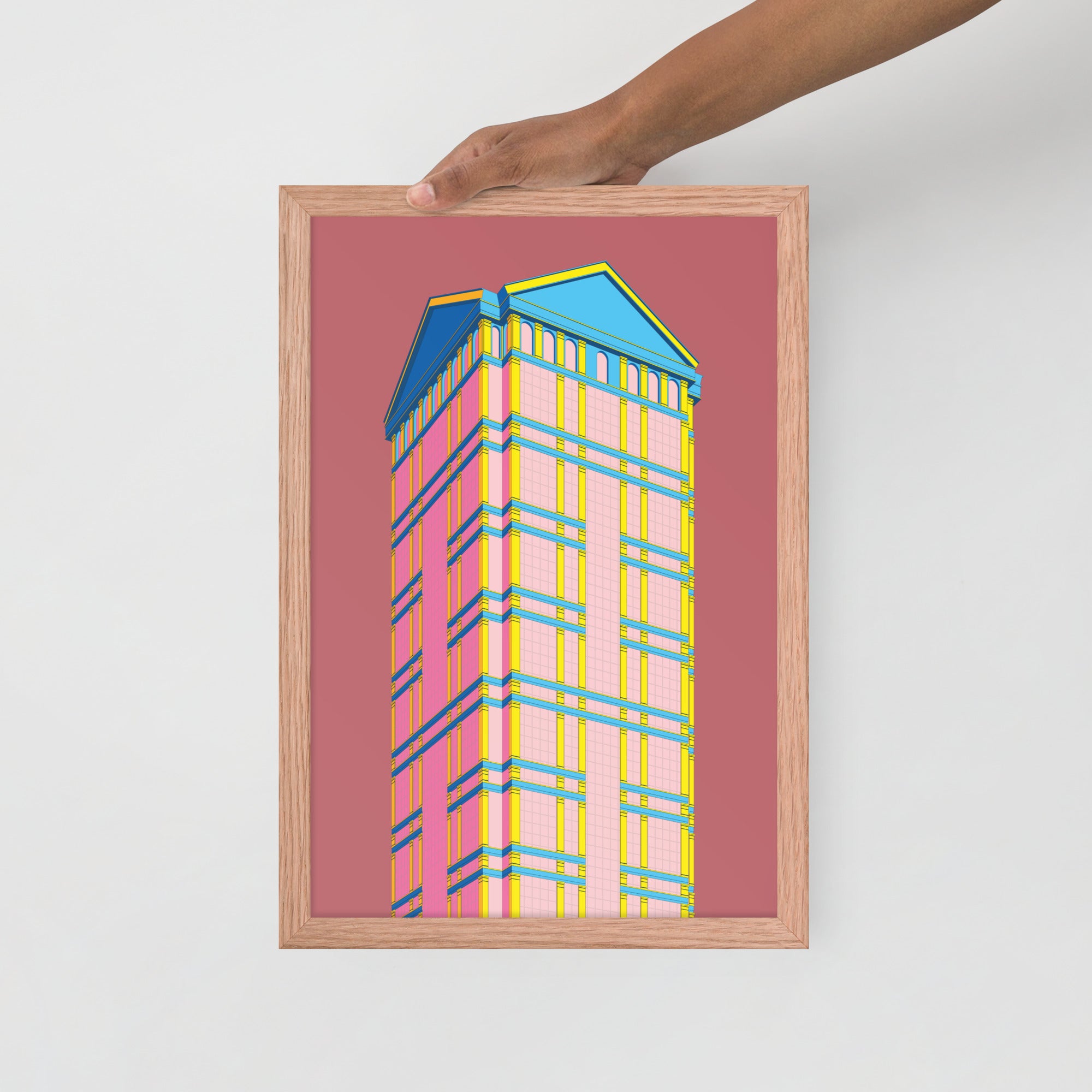 77 West Wacker Framed Prints