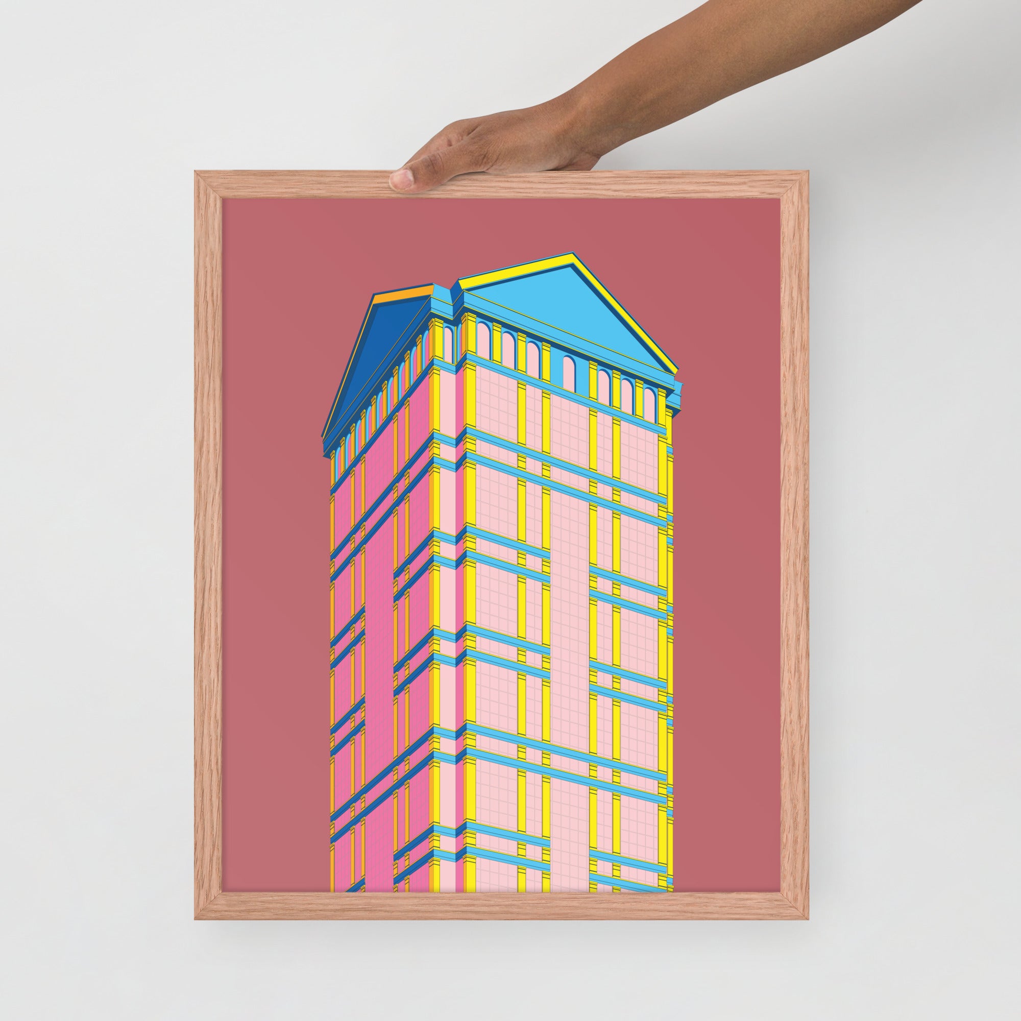 77 West Wacker Framed Prints