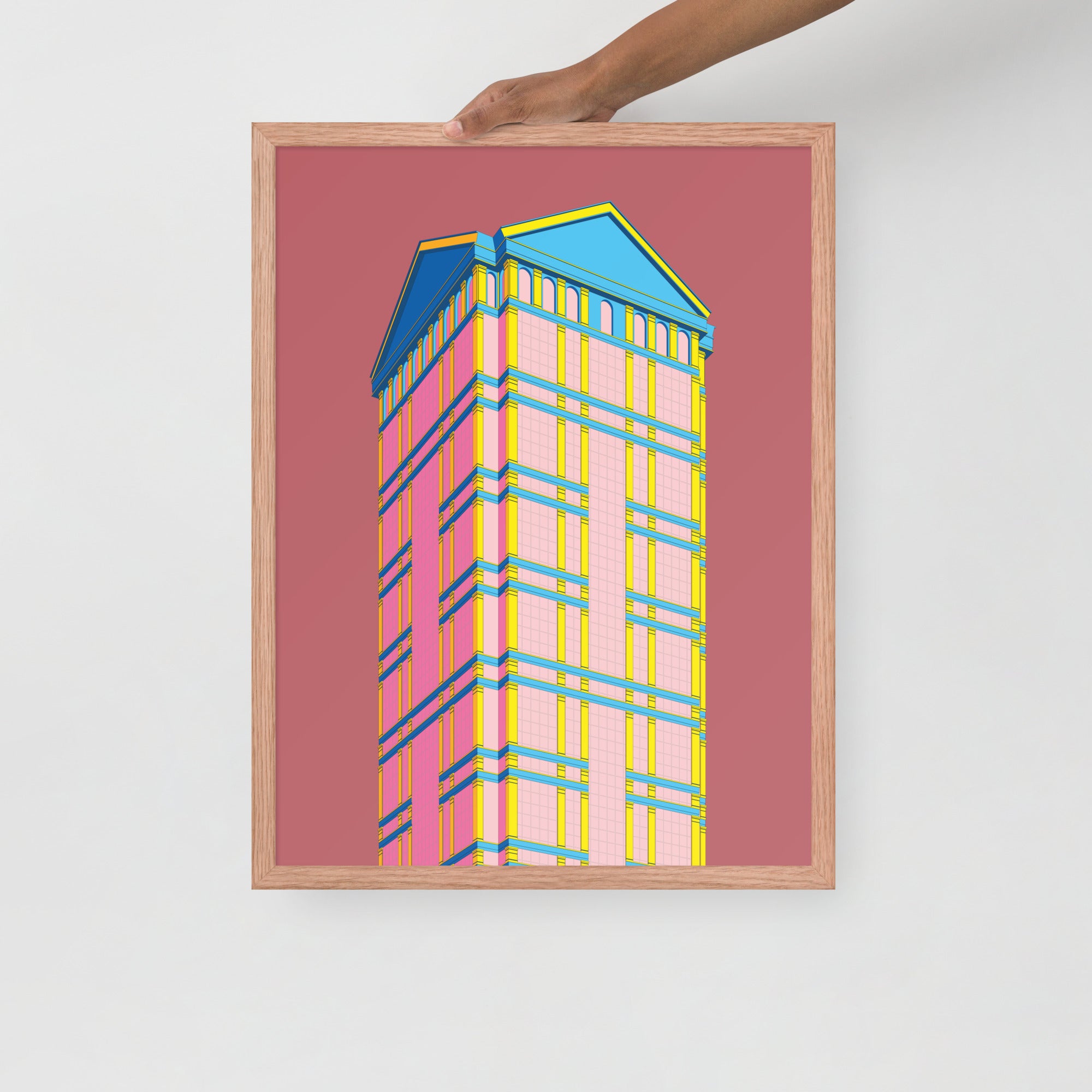 77 West Wacker Framed Prints