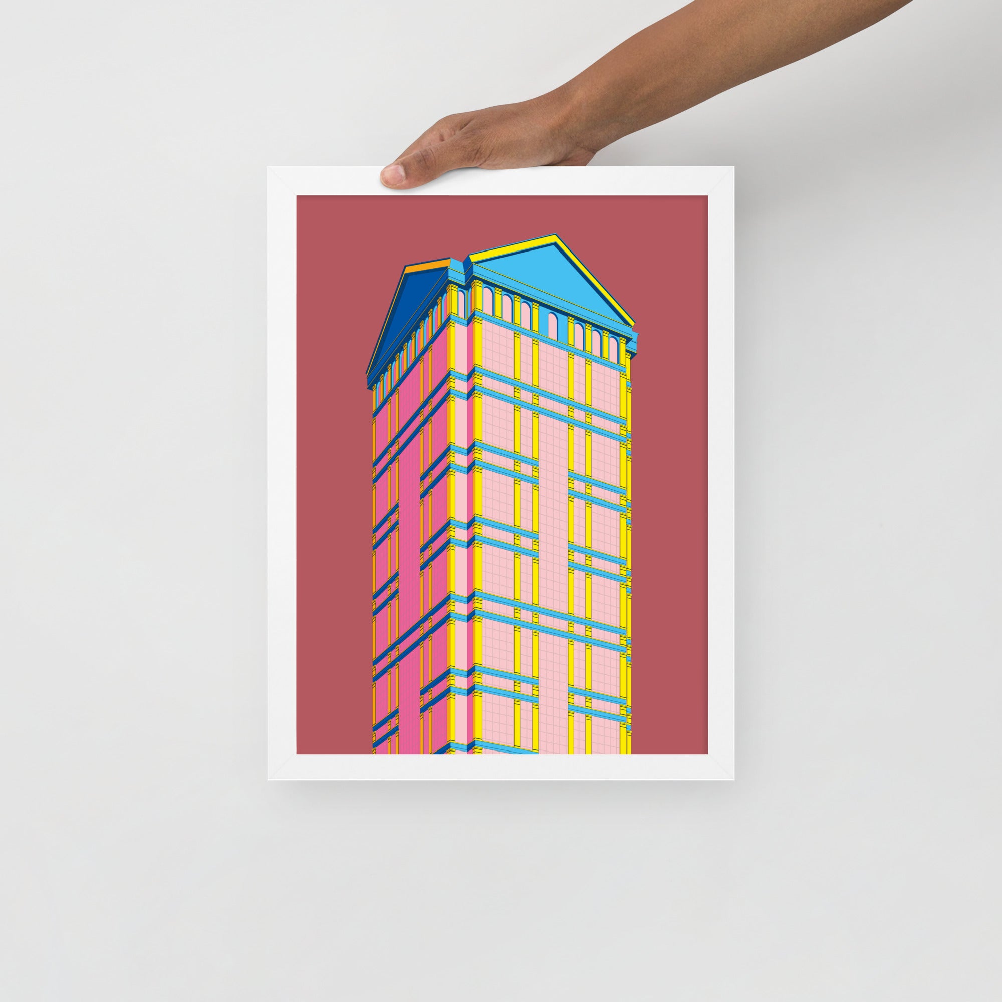 77 West Wacker Framed Prints
