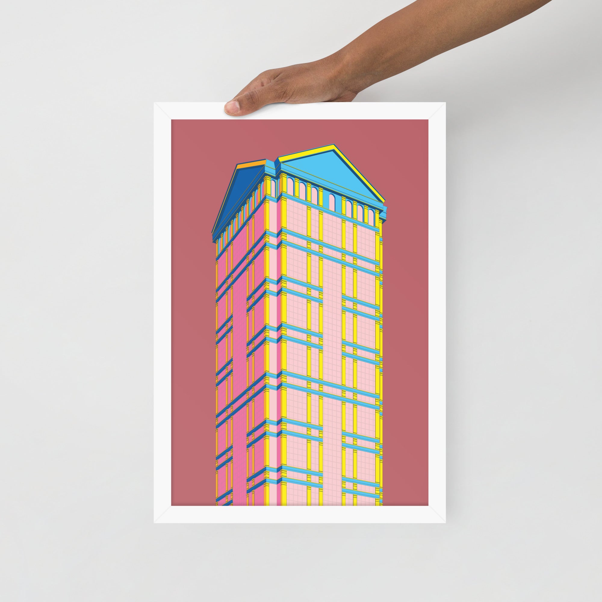 77 West Wacker Framed Prints