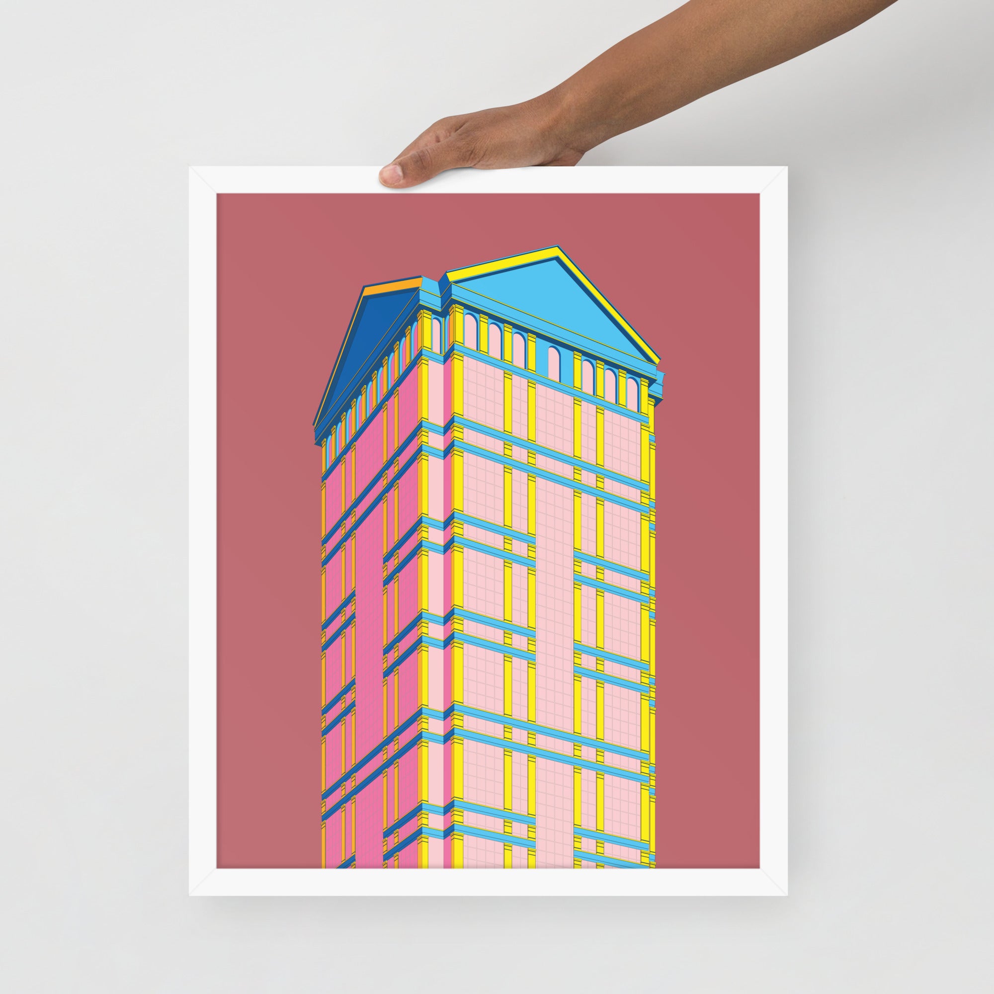 77 West Wacker Framed Prints