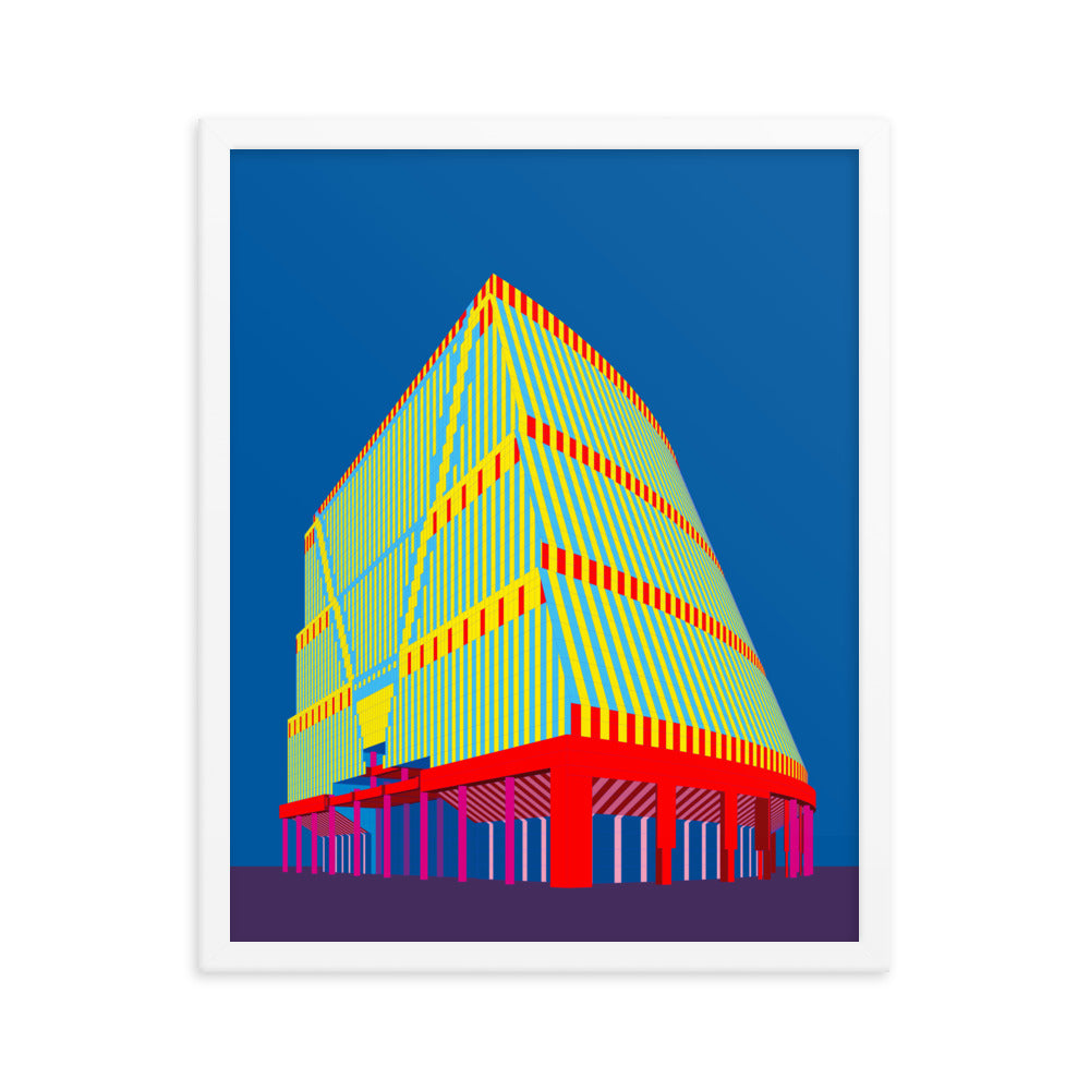 James R. Thompson Center (N La Salle & W Randolph St View) Framed Prints