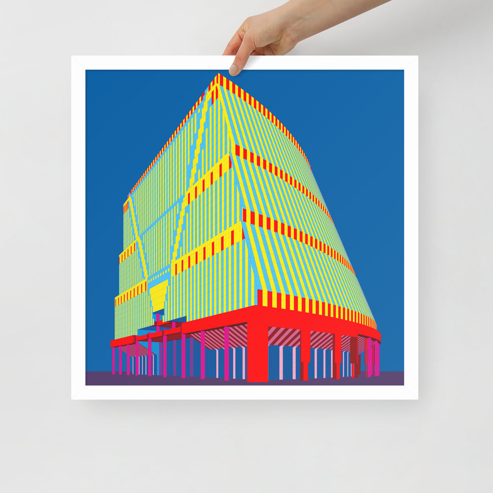 James R. Thompson Center Square Framed Prints