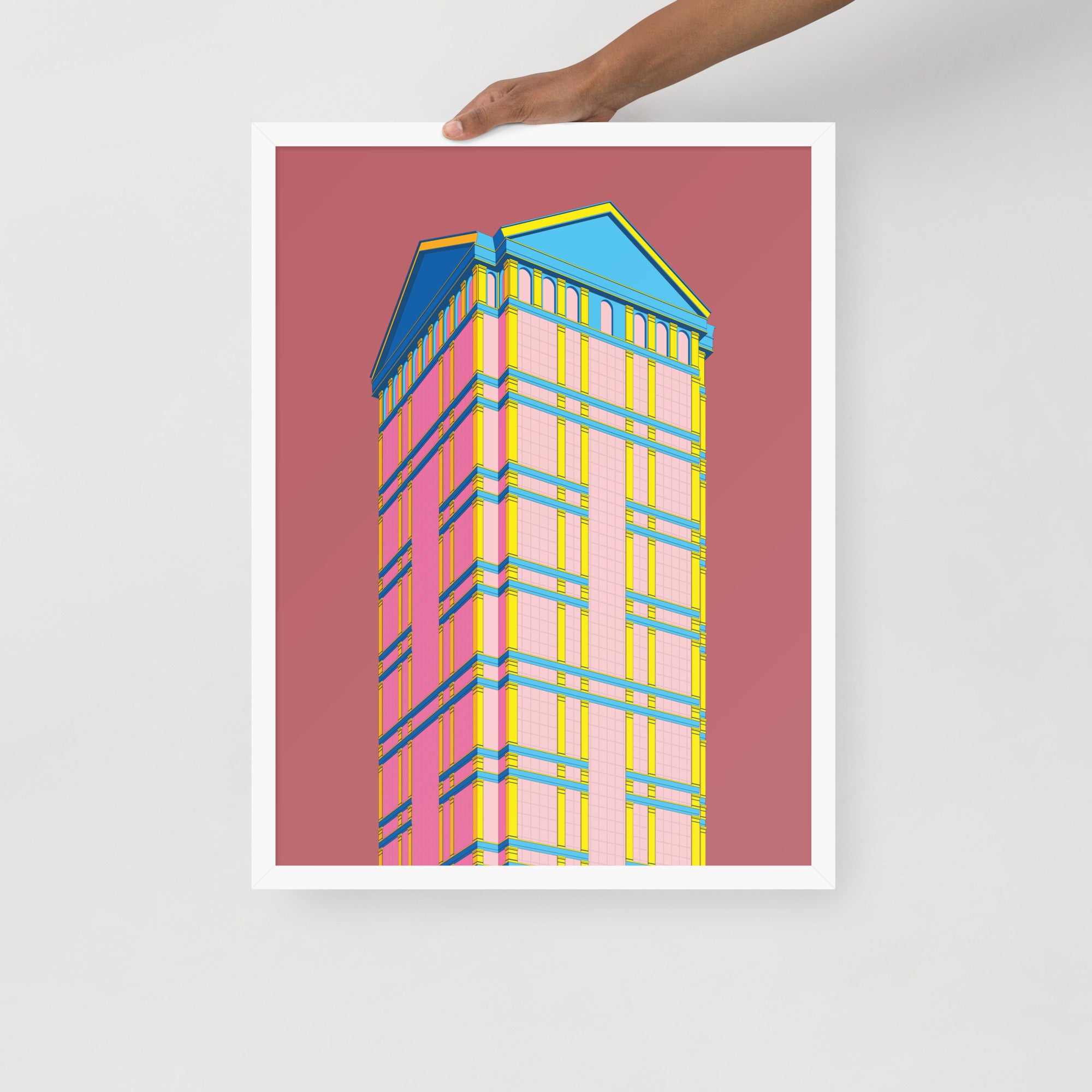 77 West Wacker Framed Prints