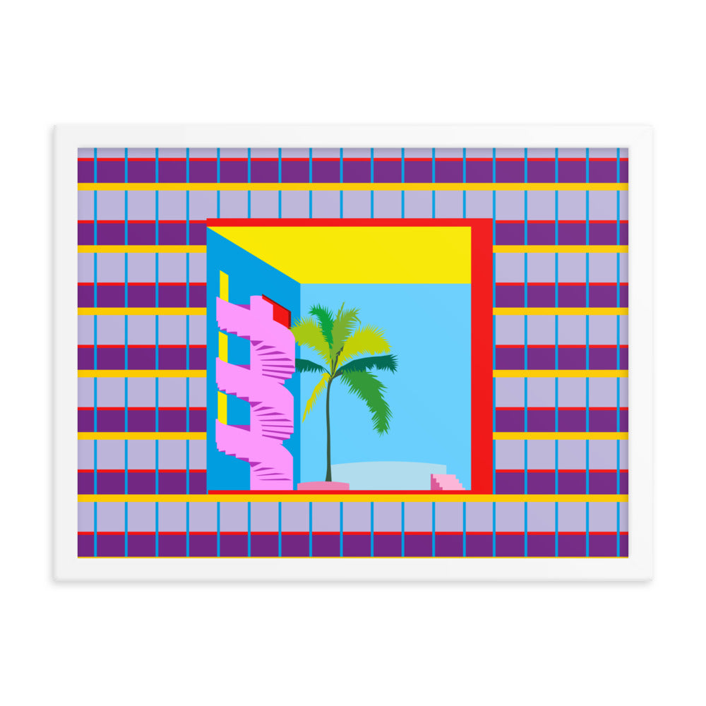 Atlantis Condominium Miami Framed Prints