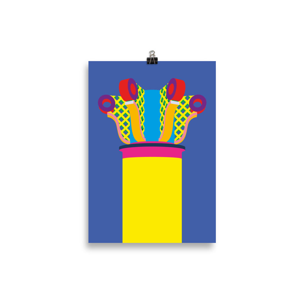 The Isle Of Dogs Pumping Station (Temple of Storms) Column Capital Posters