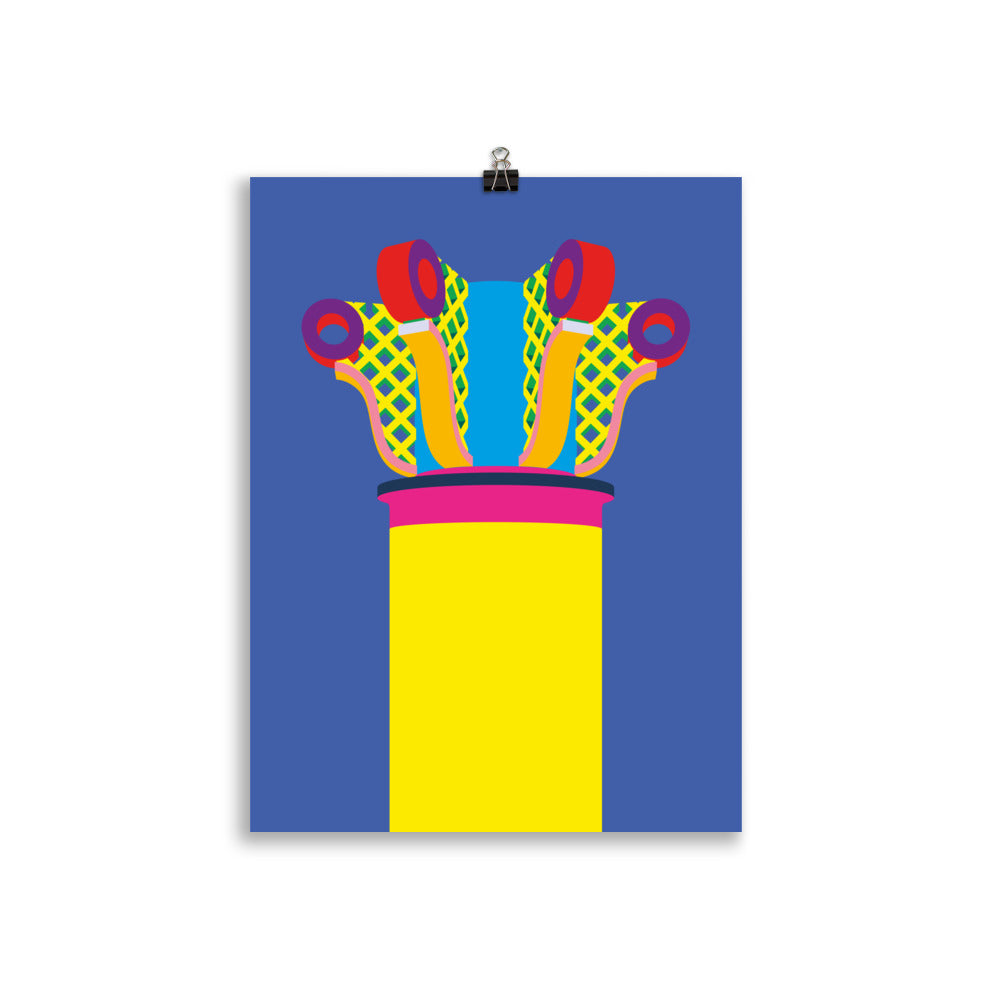 The Isle Of Dogs Pumping Station (Temple of Storms) Column Capital Posters