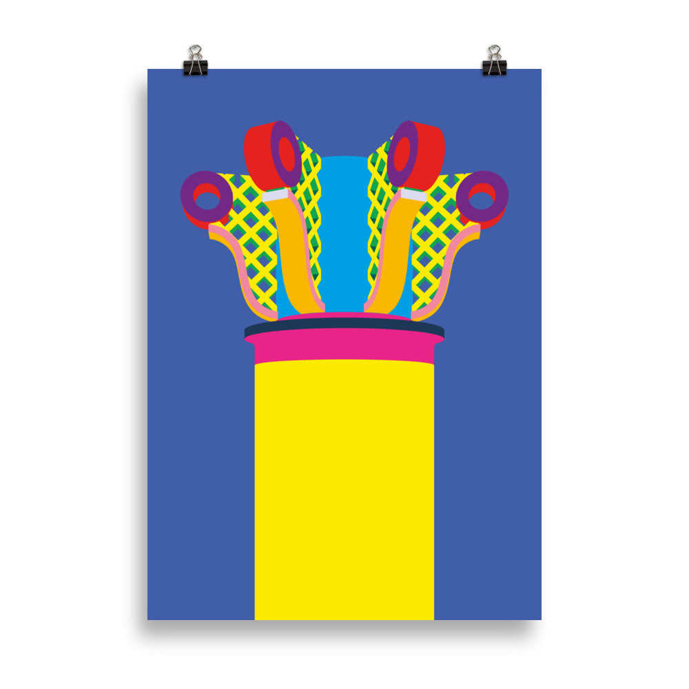 The Isle Of Dogs Pumping Station (Temple of Storms) Column Capital Posters