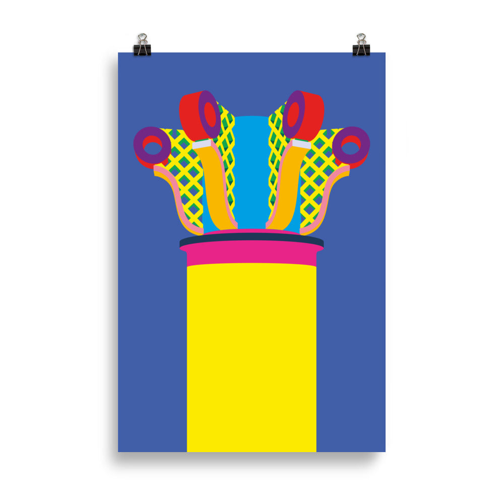 The Isle Of Dogs Pumping Station (Temple of Storms) Column Capital Posters